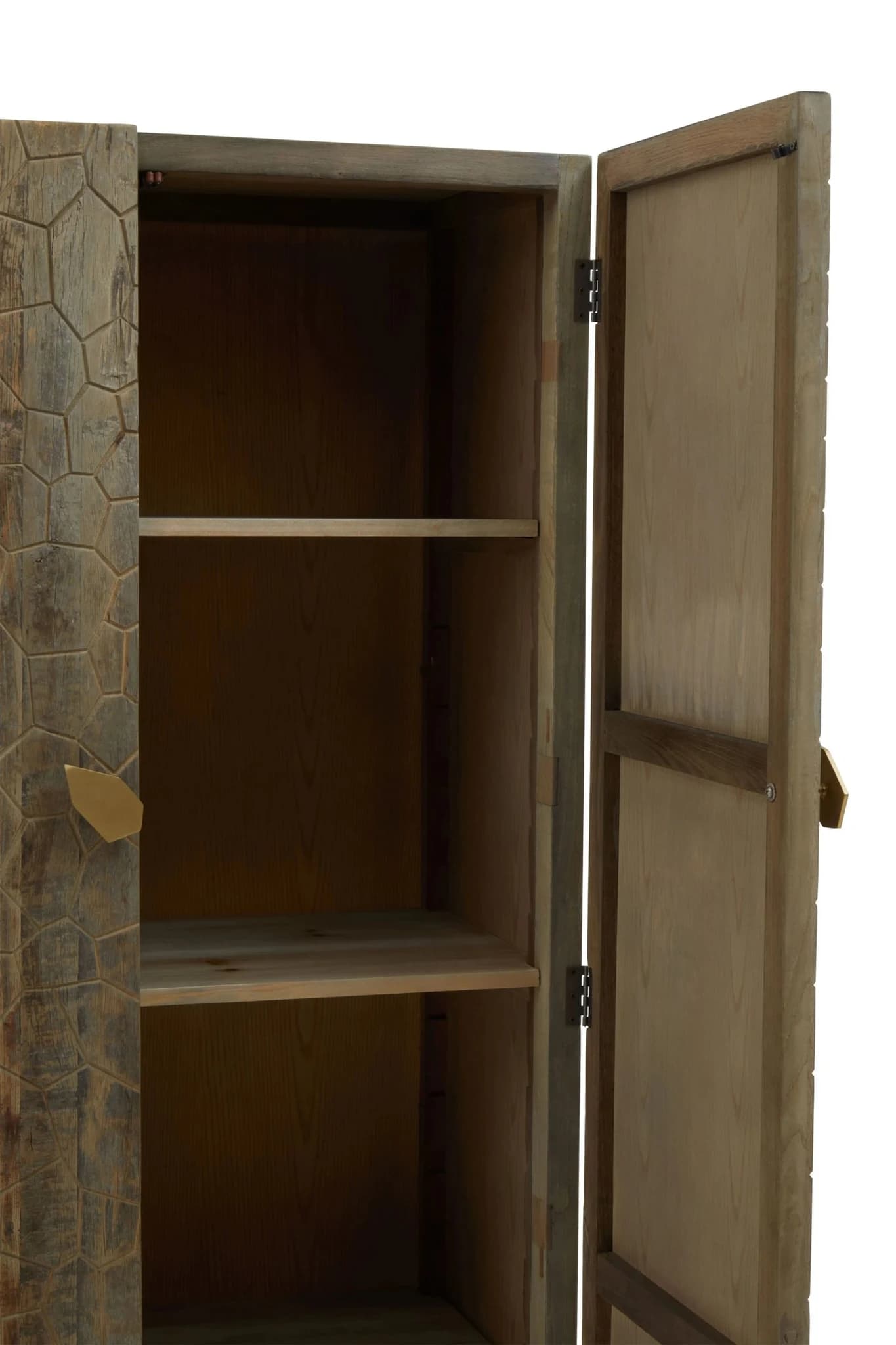 Malay Recycled Elm Wood Tall Cabinet - Bookcases & shelving, photo 8 of 8