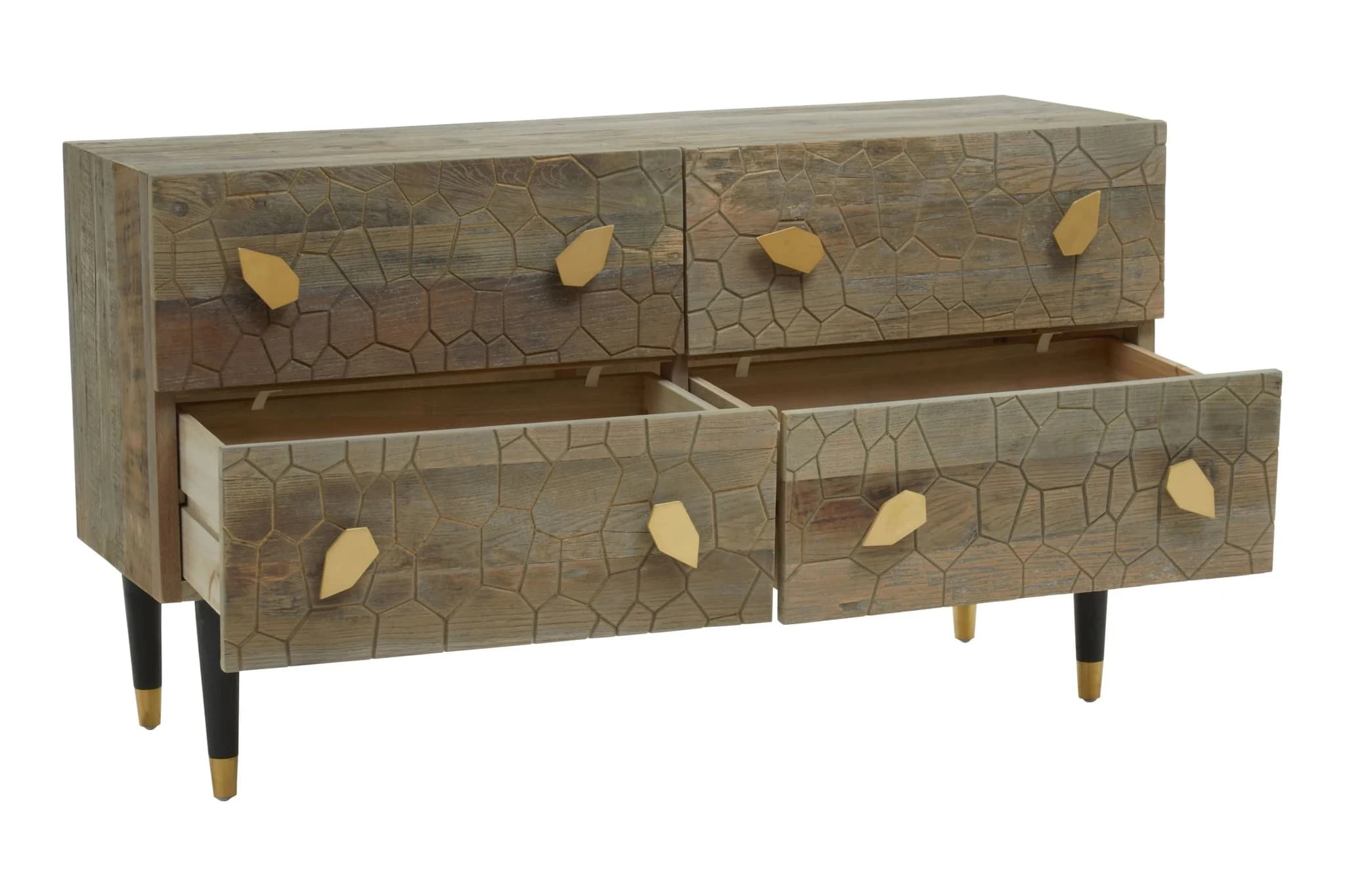 Malay Recycled Elm Wood Chest of 4 Drawers - Bookcases & shelving, photo 6 of 8