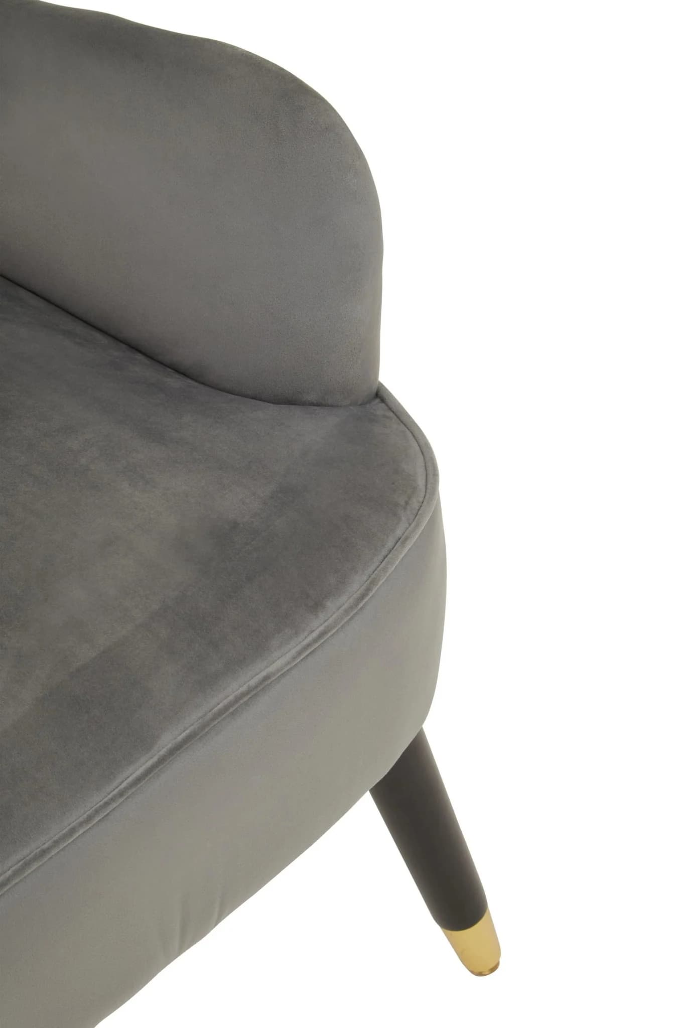 Sloan Grey Velvet Armchair - Seating, photo 8 of 8