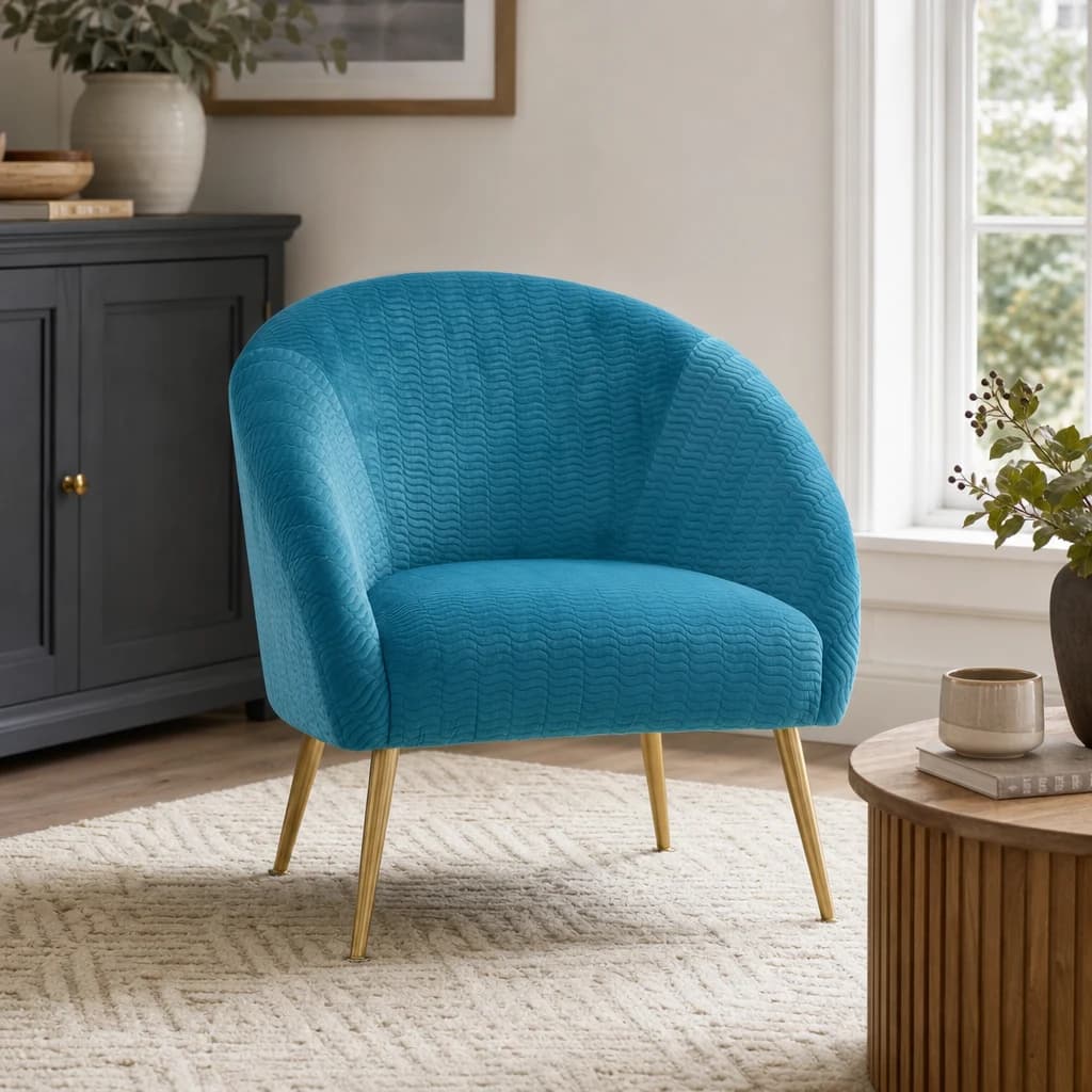 Tania Blue Occasional Chair - Seating, photo 1 of 8