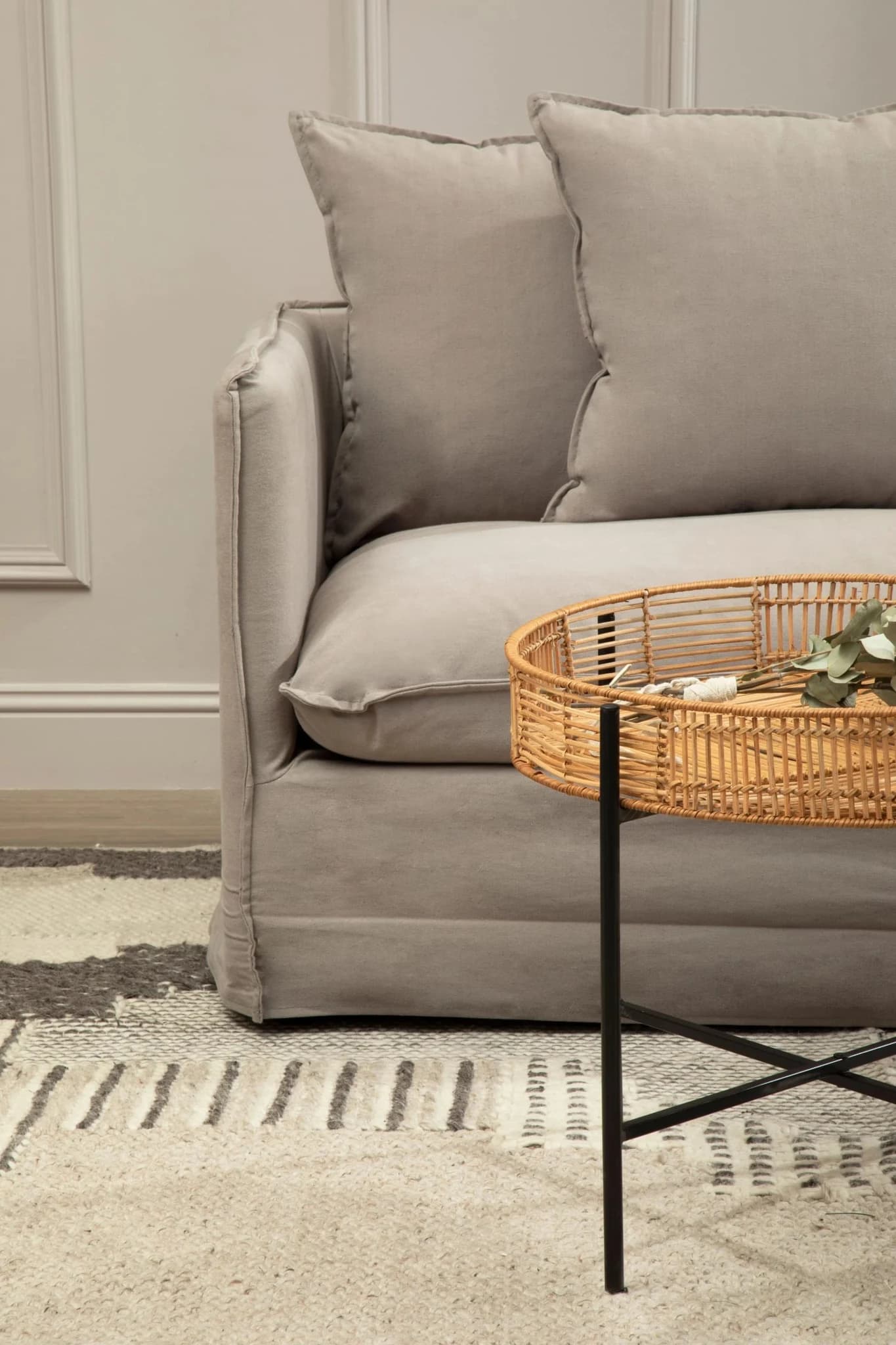 Antibes 3 Seater Grey Sofa - Seating, photo 4 of 8