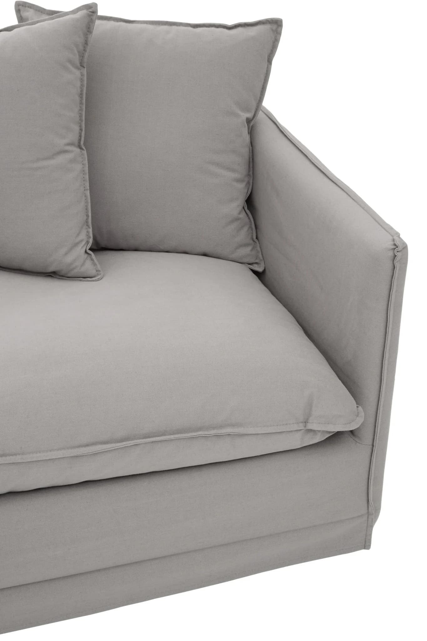 Antibes 3 Seater Grey Sofa - Seating, photo 8 of 8