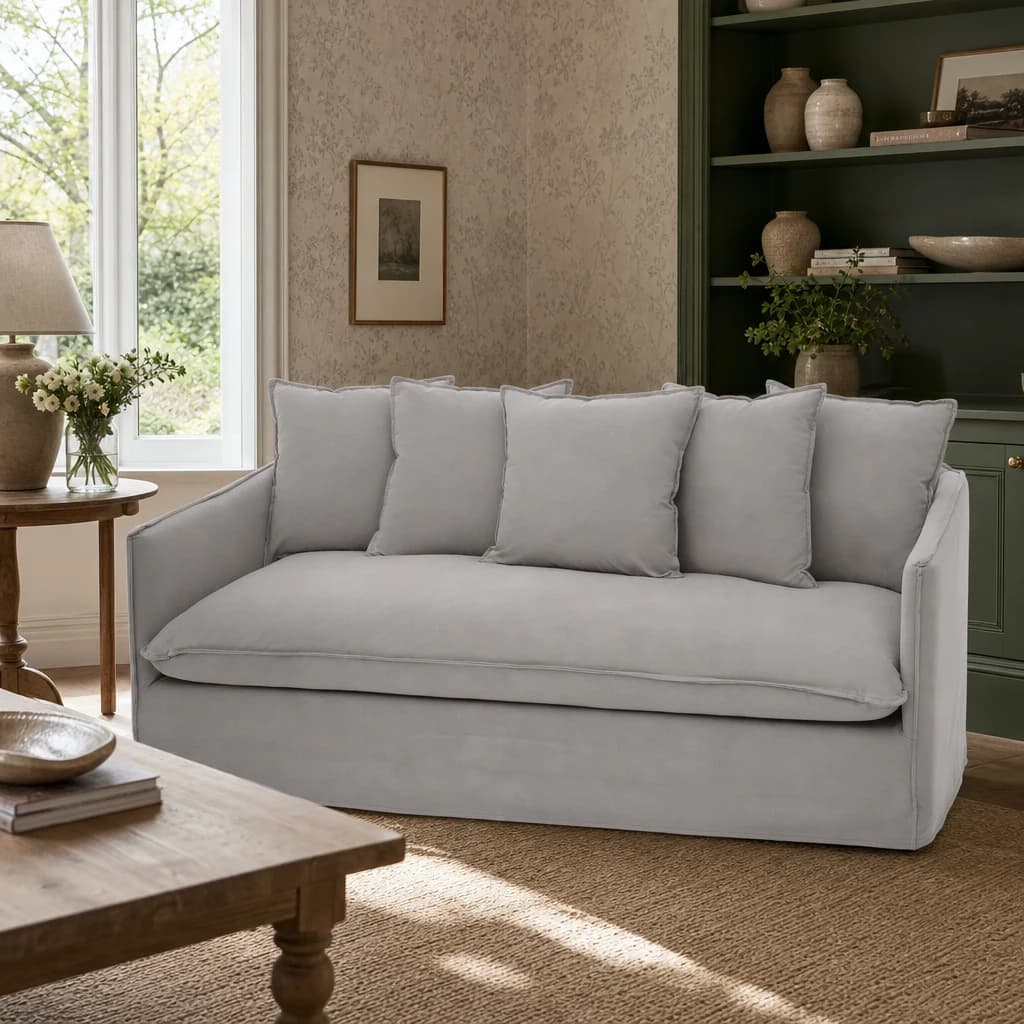 Antibes 3 Seater Grey Sofa - Seating, photo 1 of 8