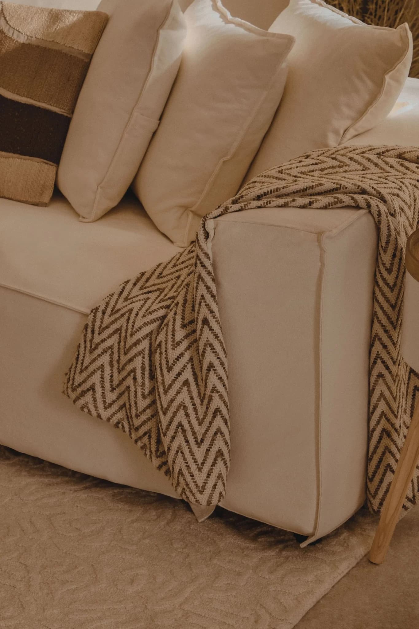 Marseille 3 Seat Cream Sofa - Seating, photo 5 of 8