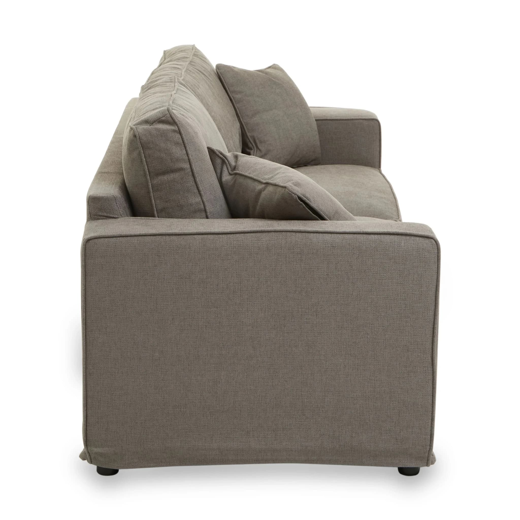 Valensole 3 Seat Grey Fabric Sofa - Seating, photo 3 of 8