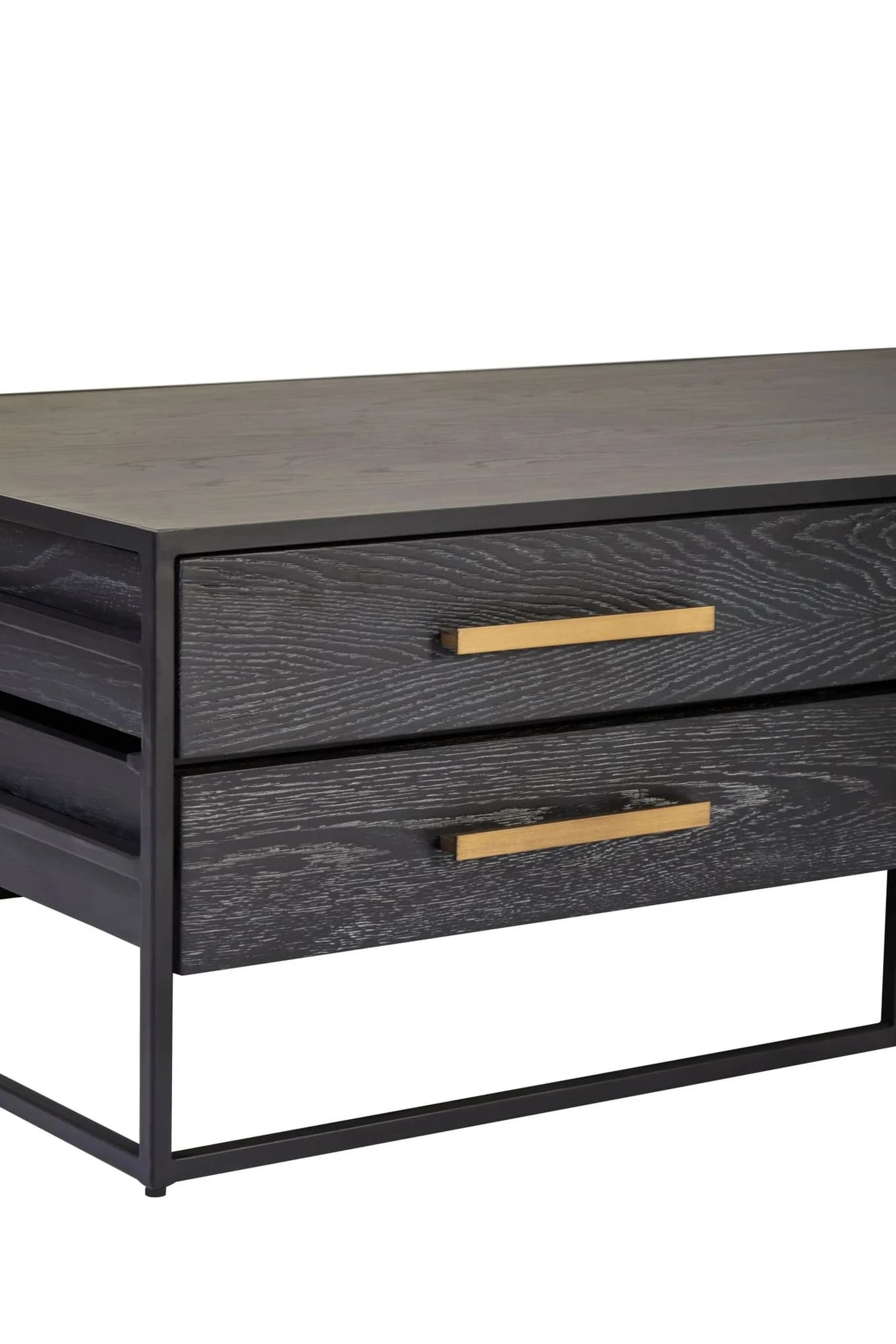 Judd Black Finish 4 Drawer Coffee Table - Tables, photo 8 of 8