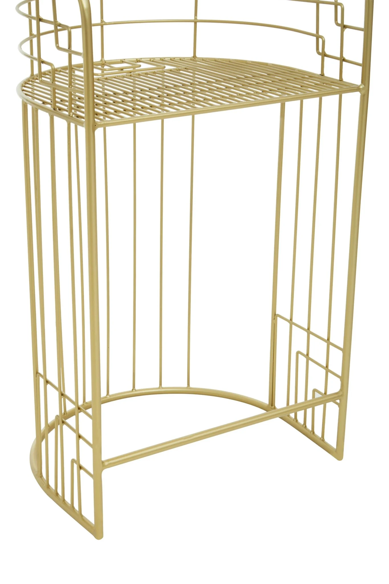 Rabia Gold Finish Bar Chair - Seating, photo 8 of 8