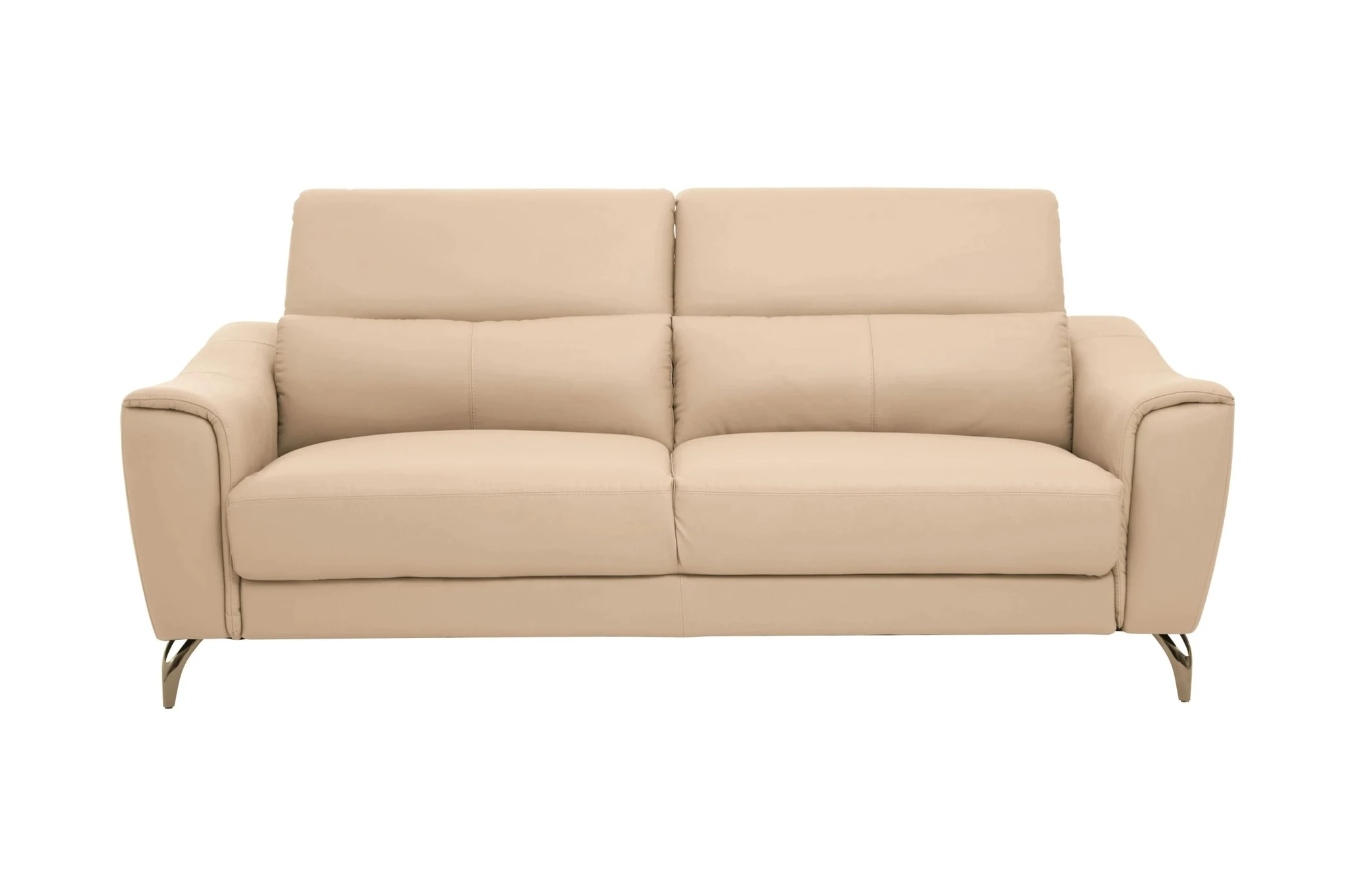 Padua 3 Seat Stone Leather Sofa with Adjustable Headrests - Seating, photo 8 of 8