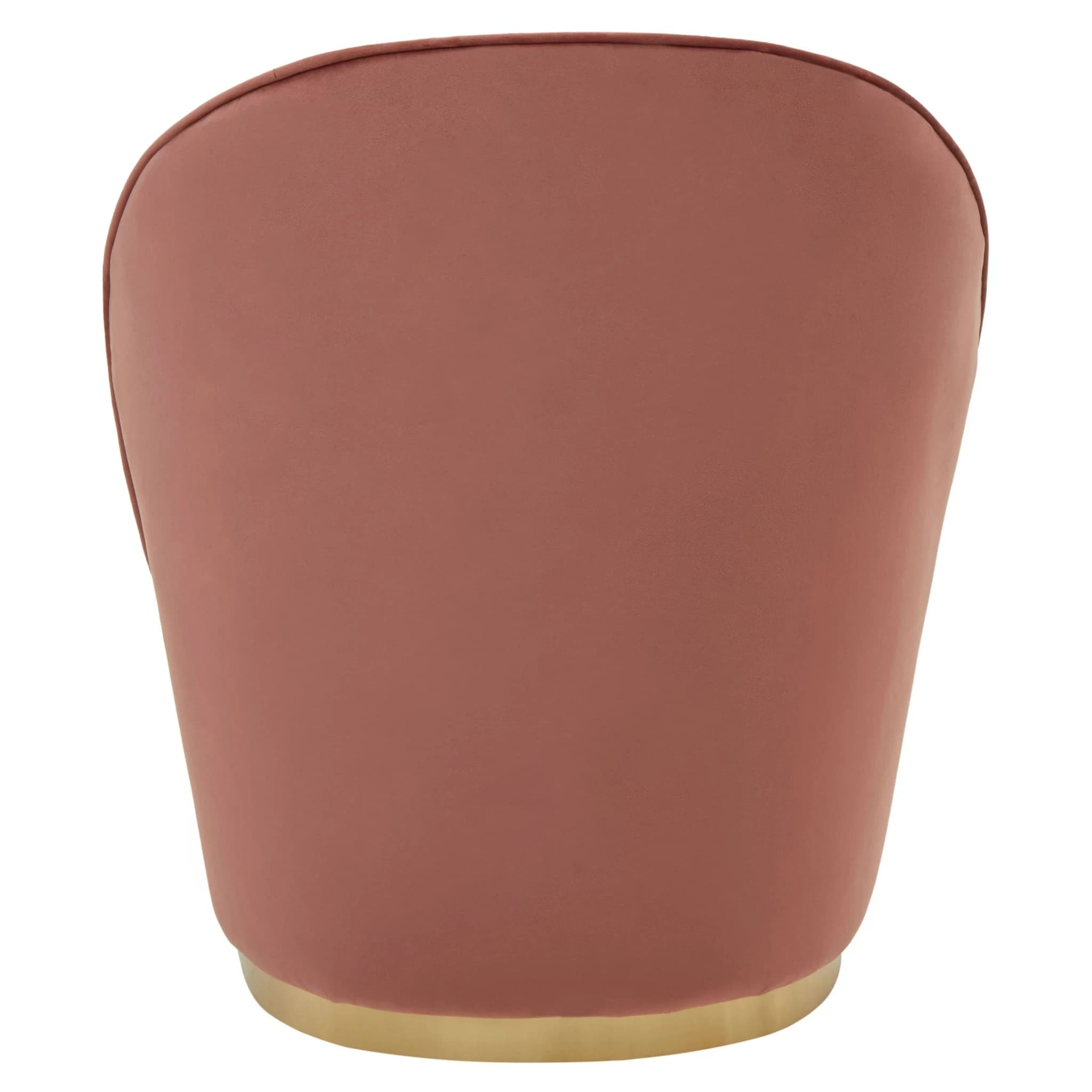 Kids Tamra Dusty Pink Velvet Gold Base Chair - Seating, photo 3 of 8