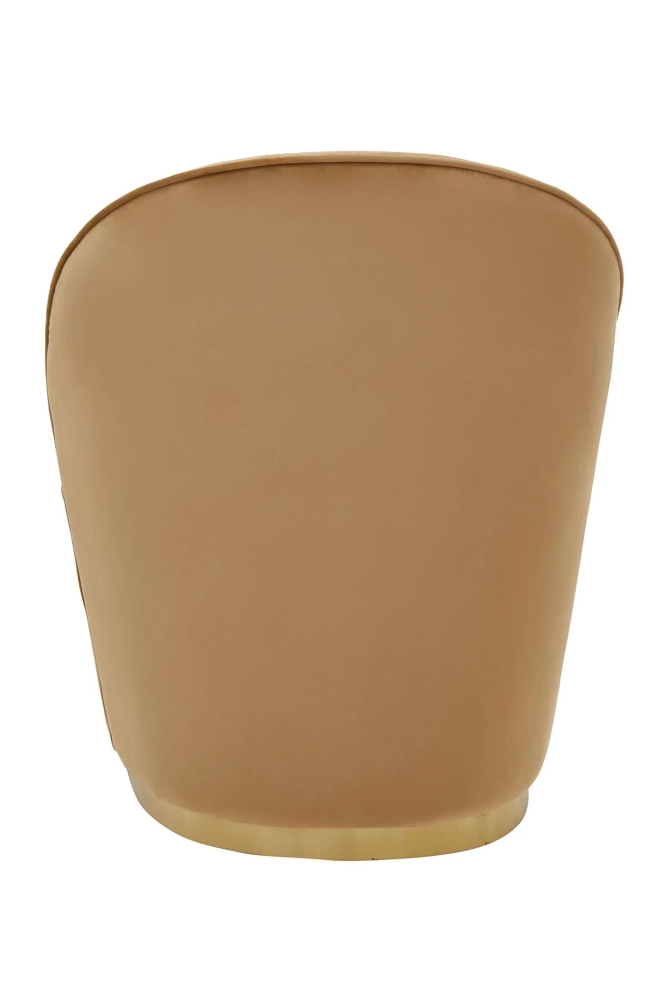 Tamra Beige Velvet Gold Base Chair - Seating, photo 3 of 8