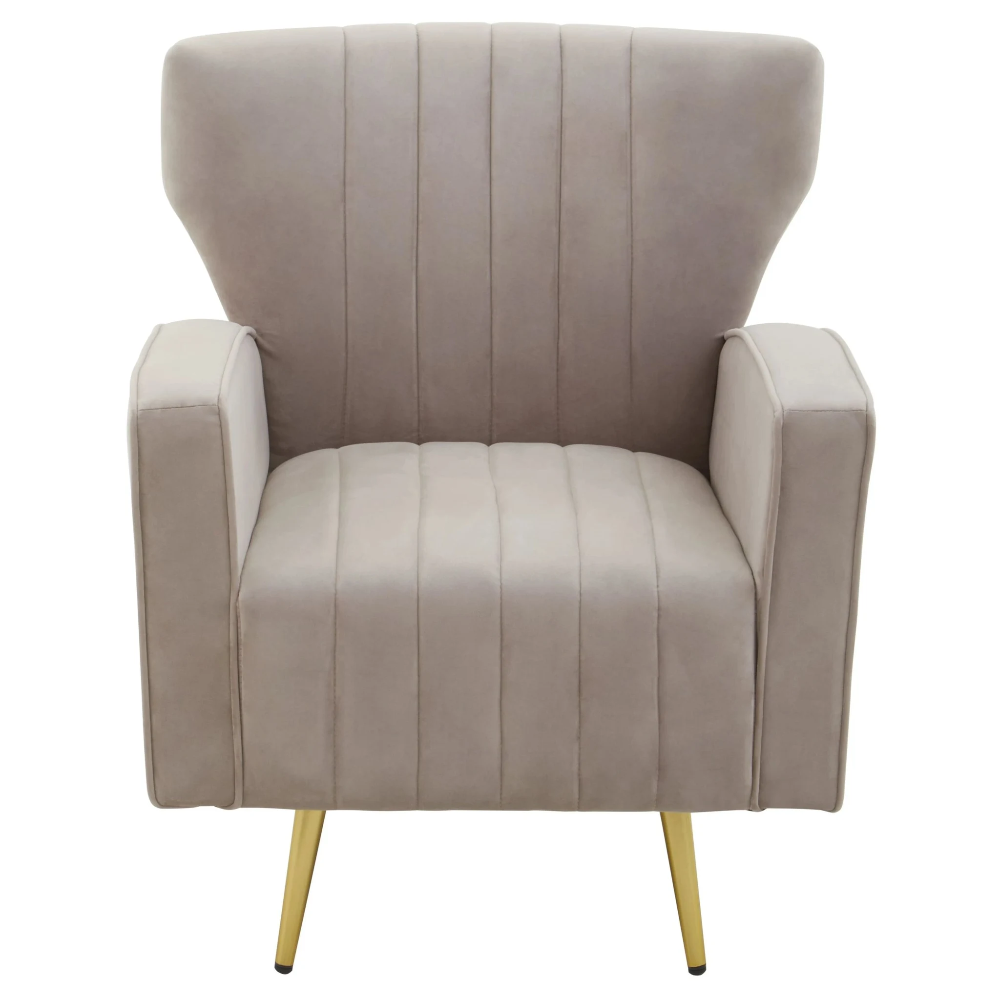 Hayley Mink Velvet Armchair - Seating, photo 5 of 8