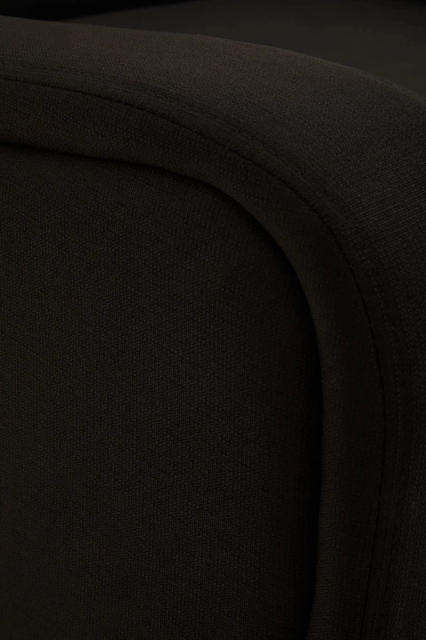 Holli Black Linen Effect Fabric Armchair - Seating, photo 6 of 8