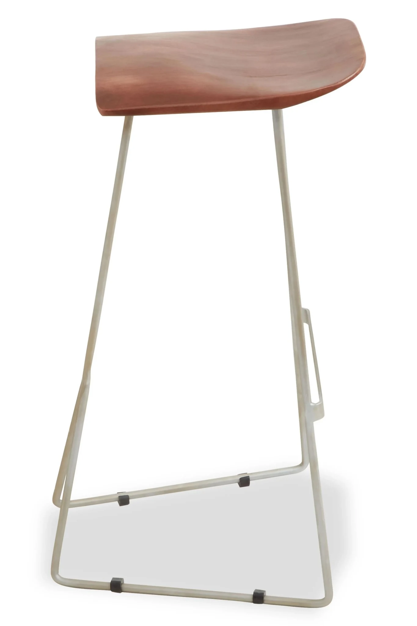 Nandri Acacia Wood with Antique Silver Frame Bar Stool - Seating, photo 3 of 8