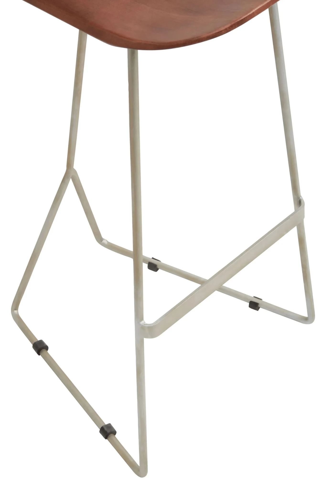 Nandri Acacia Wood with Antique Silver Frame Bar Stool - Seating, photo 7 of 8