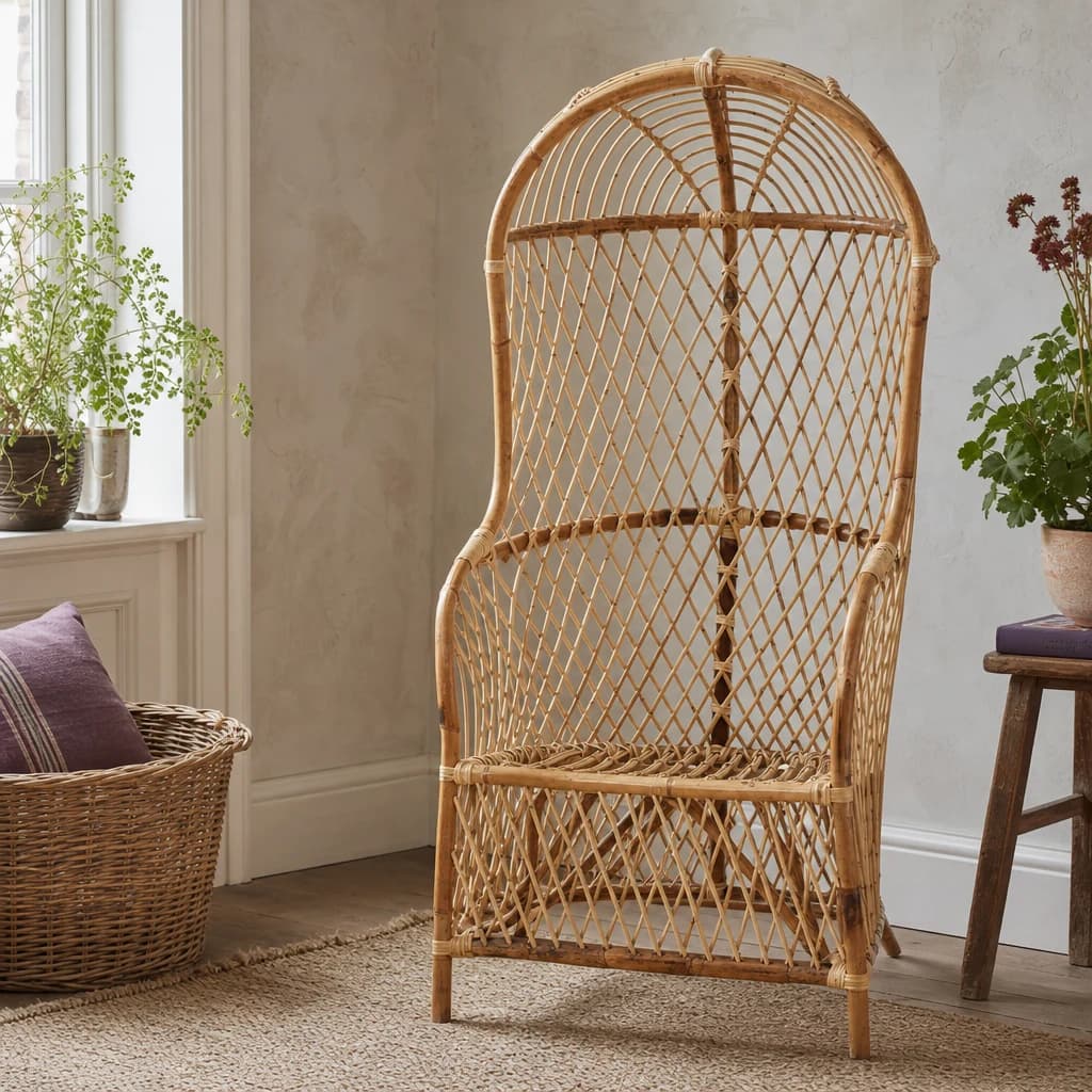 Manado High Back Natural Rattan Chair - Seating, photo 1 of 4