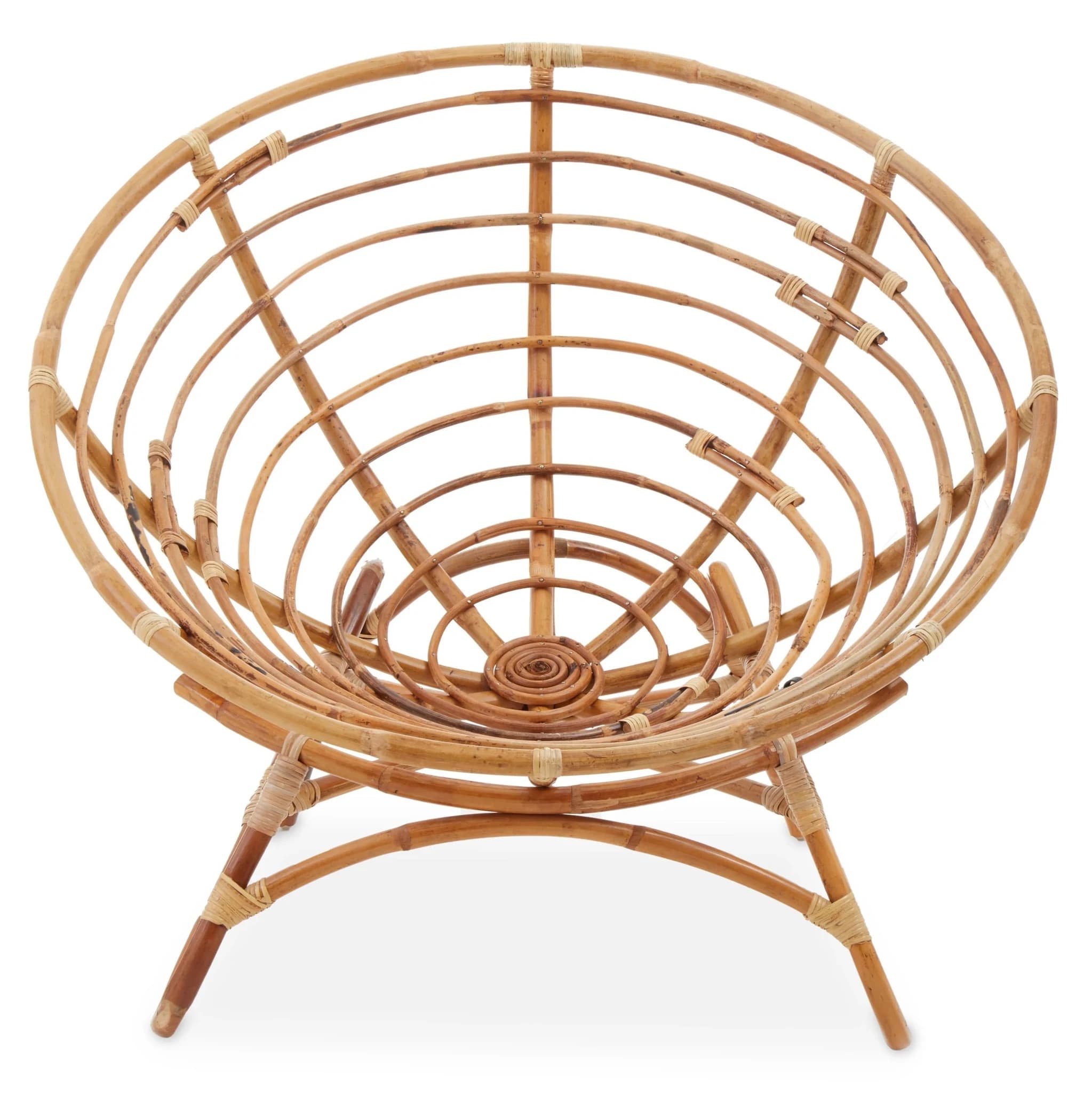 Manado Papasan Natural Rattan Chair - Seating, photo 2 of 2