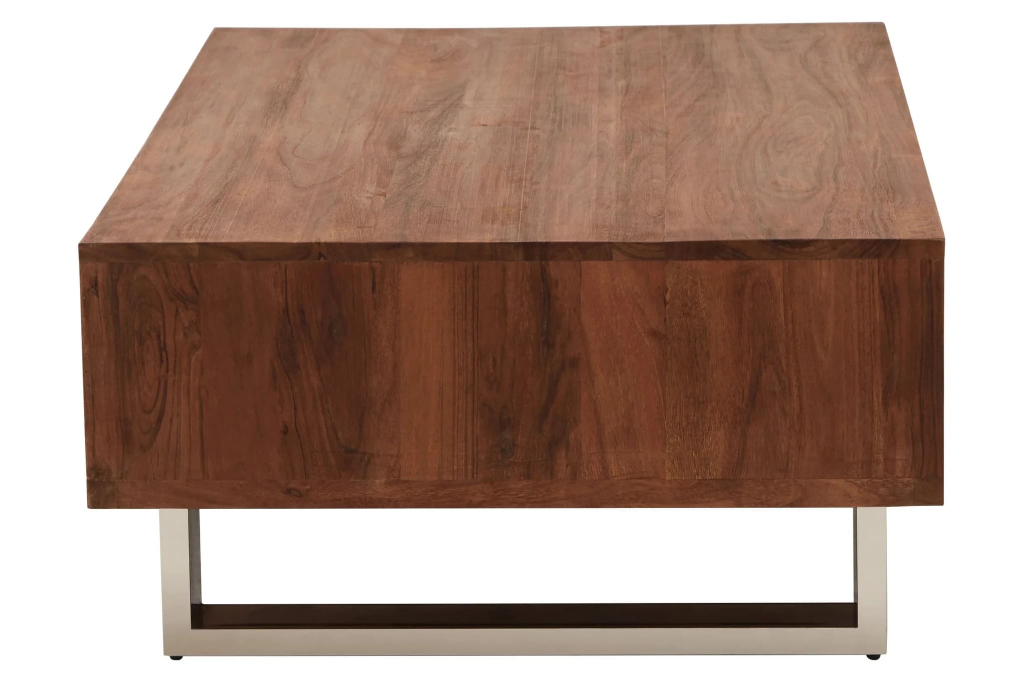 Simla Acacia Wood Coffee Table with Drawer - Tables, photo 8 of 8