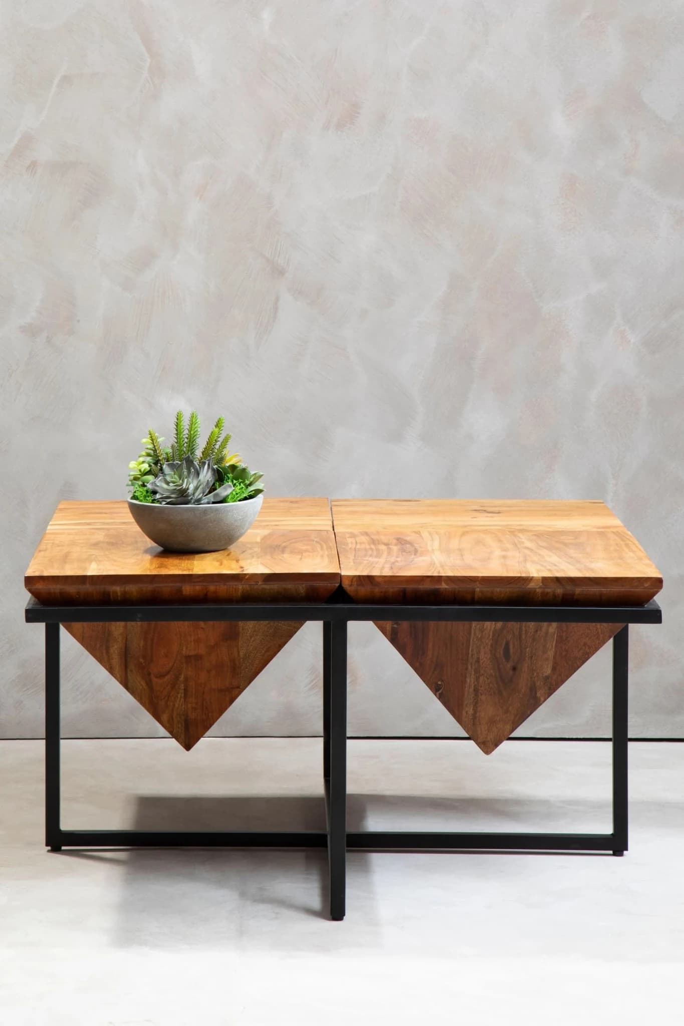 Shimla Acacia Pyramid Coffee Table - Tables, photo 6 of 6