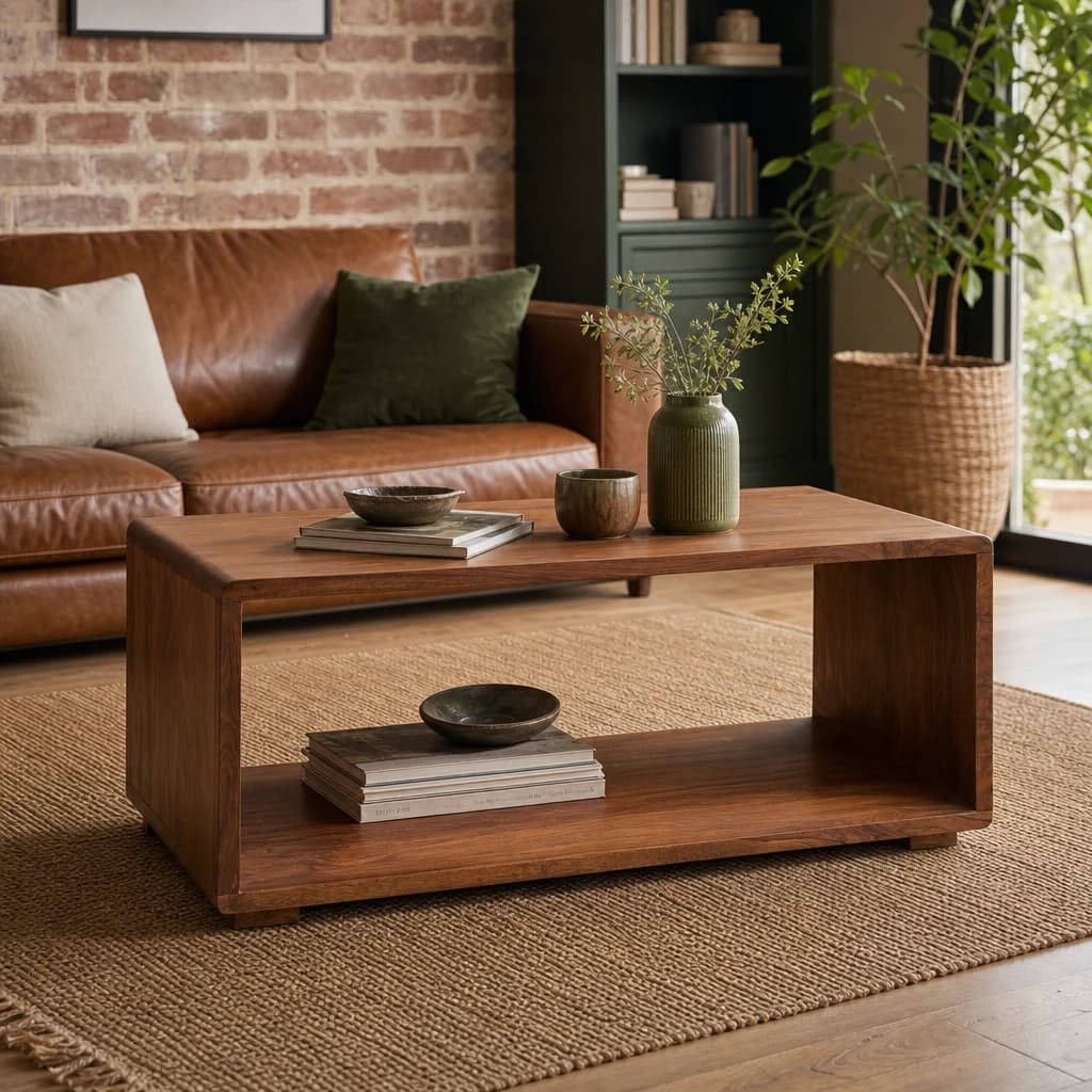 Surati Sheesham Wood Coffee Table - Tables, photo 1 of 8