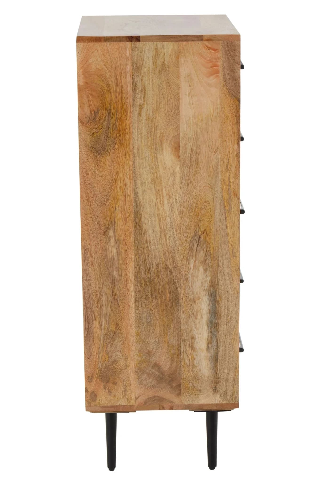 Boho Mango Wood Chest of Five Drawers - Furniture, photo 3 of 8