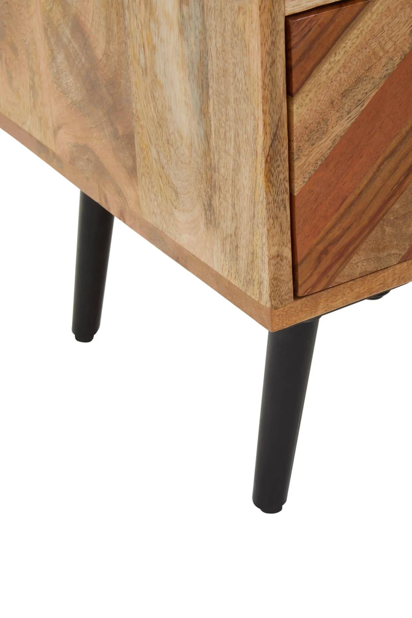 Boho Mango Wood Chest of Five Drawers - Furniture, photo 7 of 8