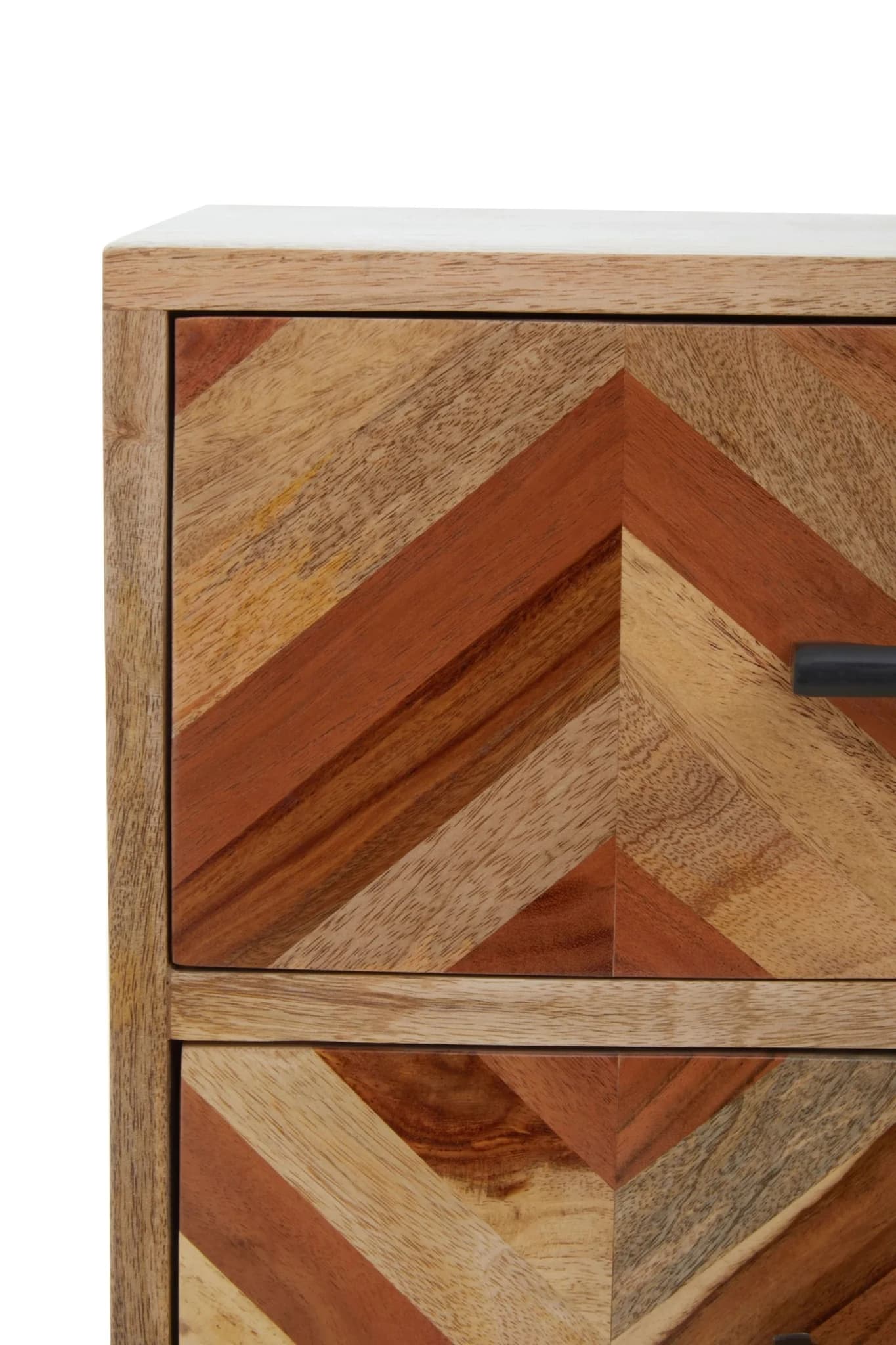 Boho Mango Wood Chest of Five Drawers - Furniture, photo 6 of 8