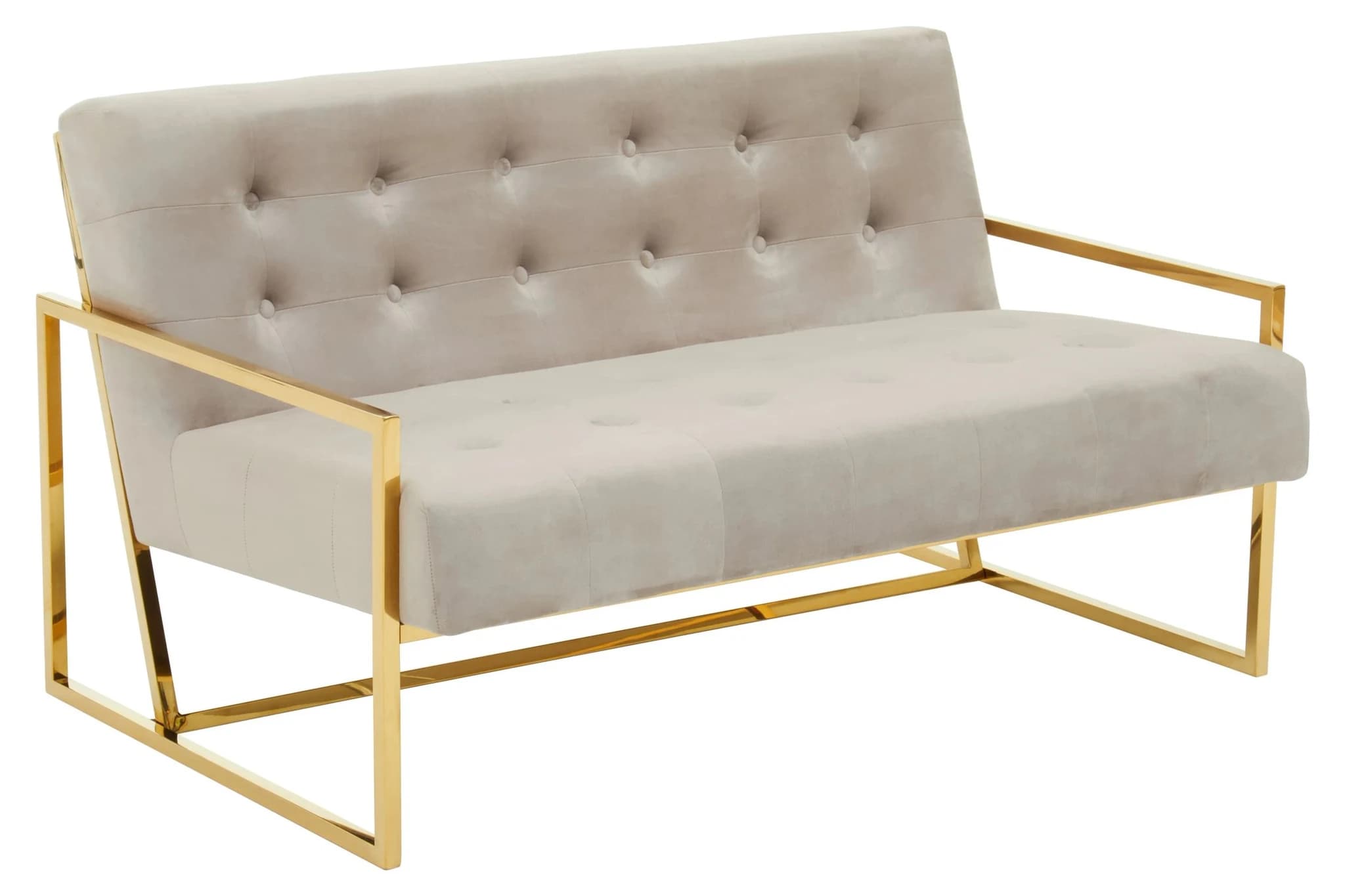 Azalea Two Seat Mink Velvet Sofa - Seating, photo 4 of 7