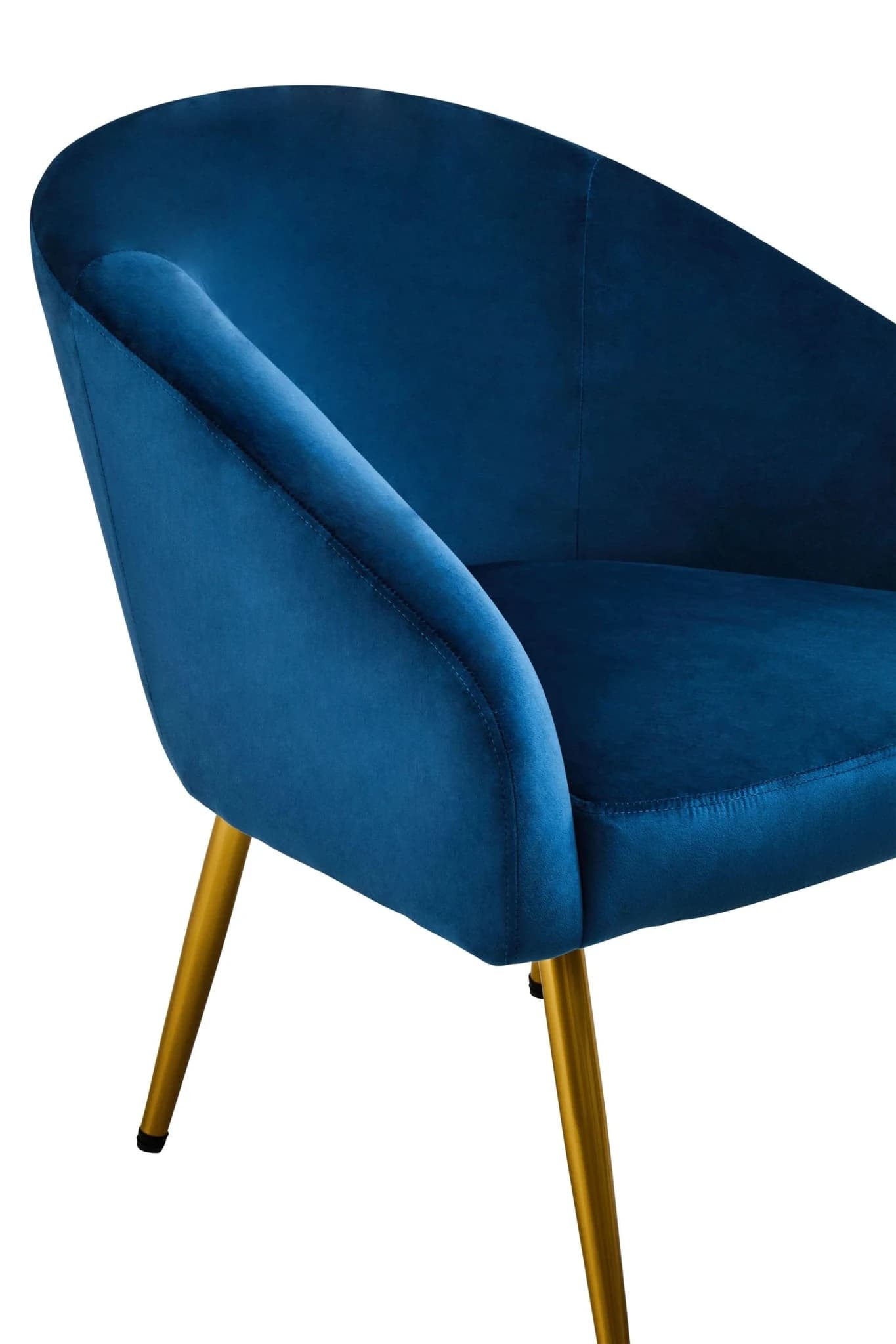 Yasmeen Midnight Blue Chair And Footstool - Seating, photo 7 of 7