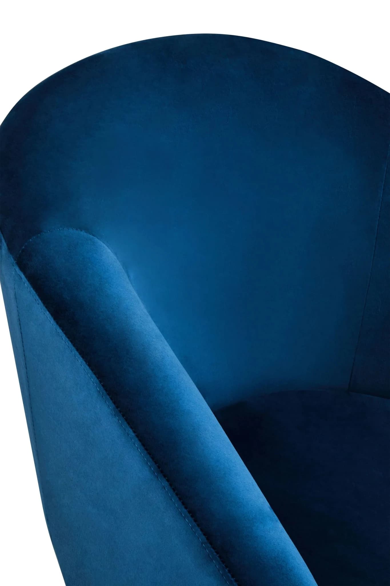 Yasmeen Midnight Blue Chair And Footstool - Seating, photo 5 of 7