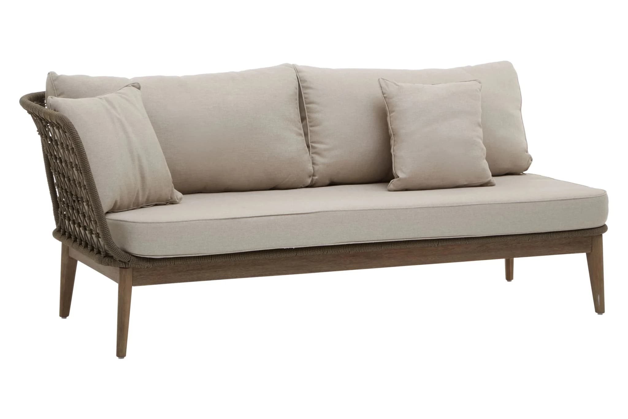 Opus Woven Rope Chaise Longue with Cushions - Seating, photo 4 of 8