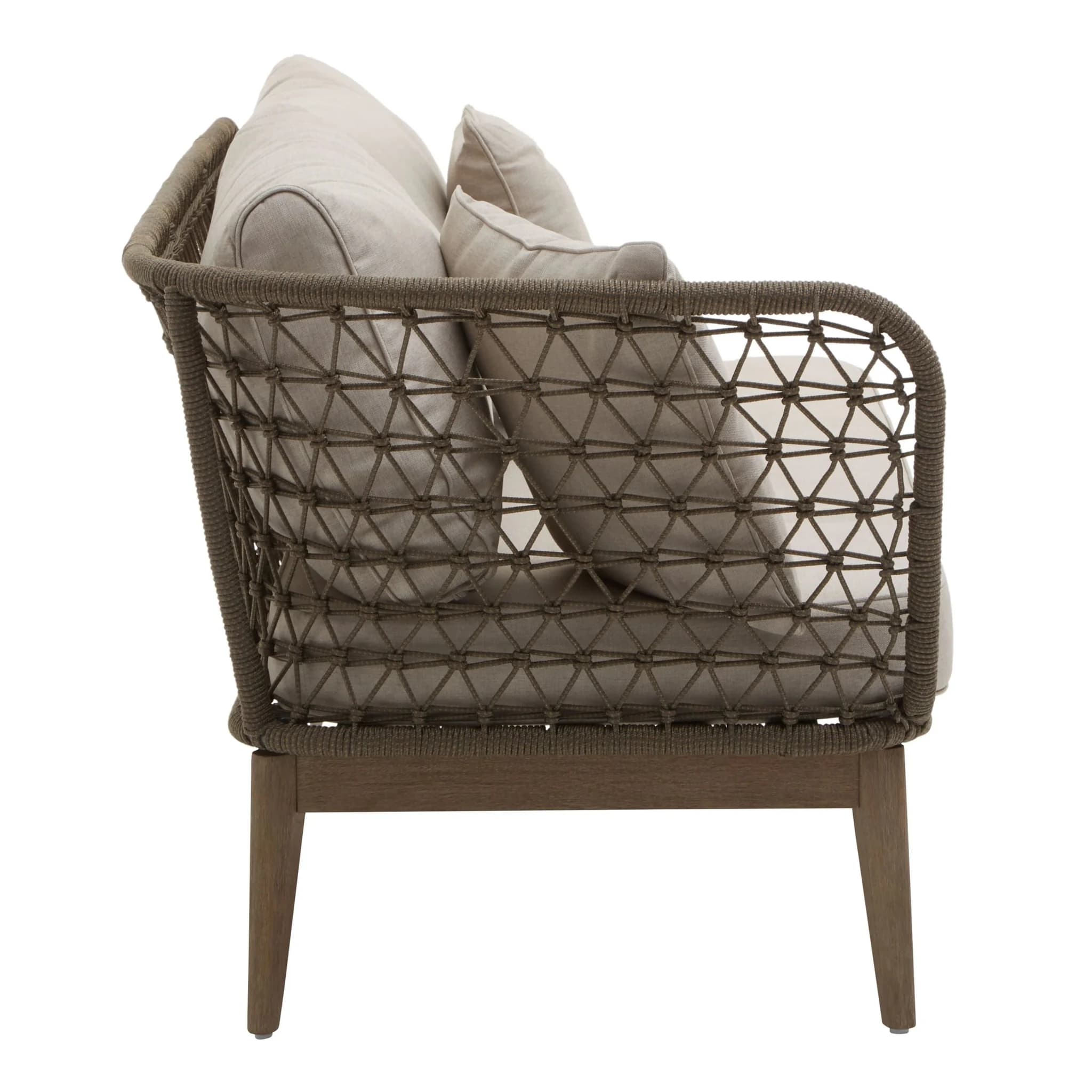 Opus Woven Rope Chaise Longue with Cushions - Seating, photo 3 of 8