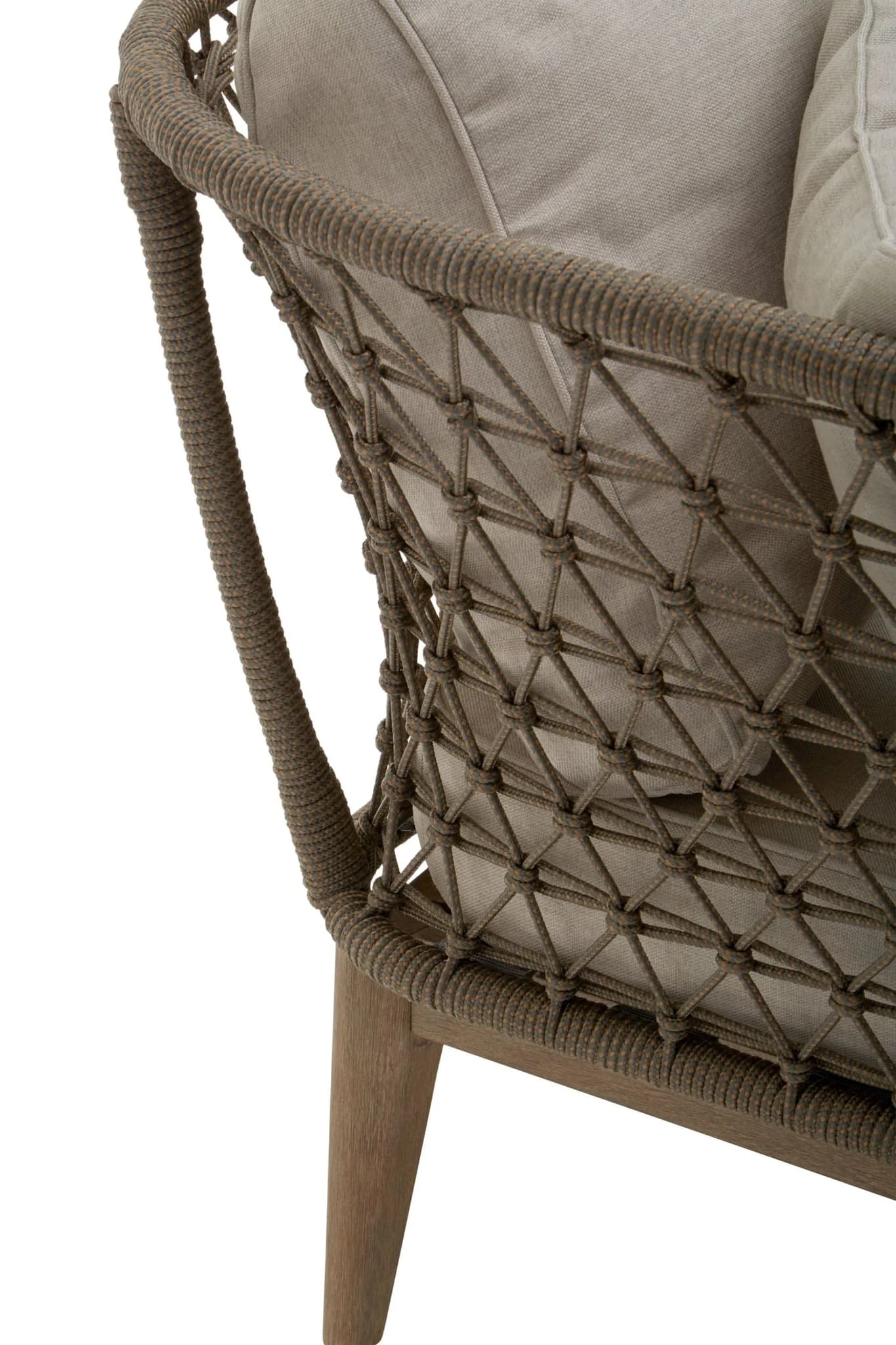 Opus Woven Rope Chaise Longue with Cushions - Seating, photo 7 of 8