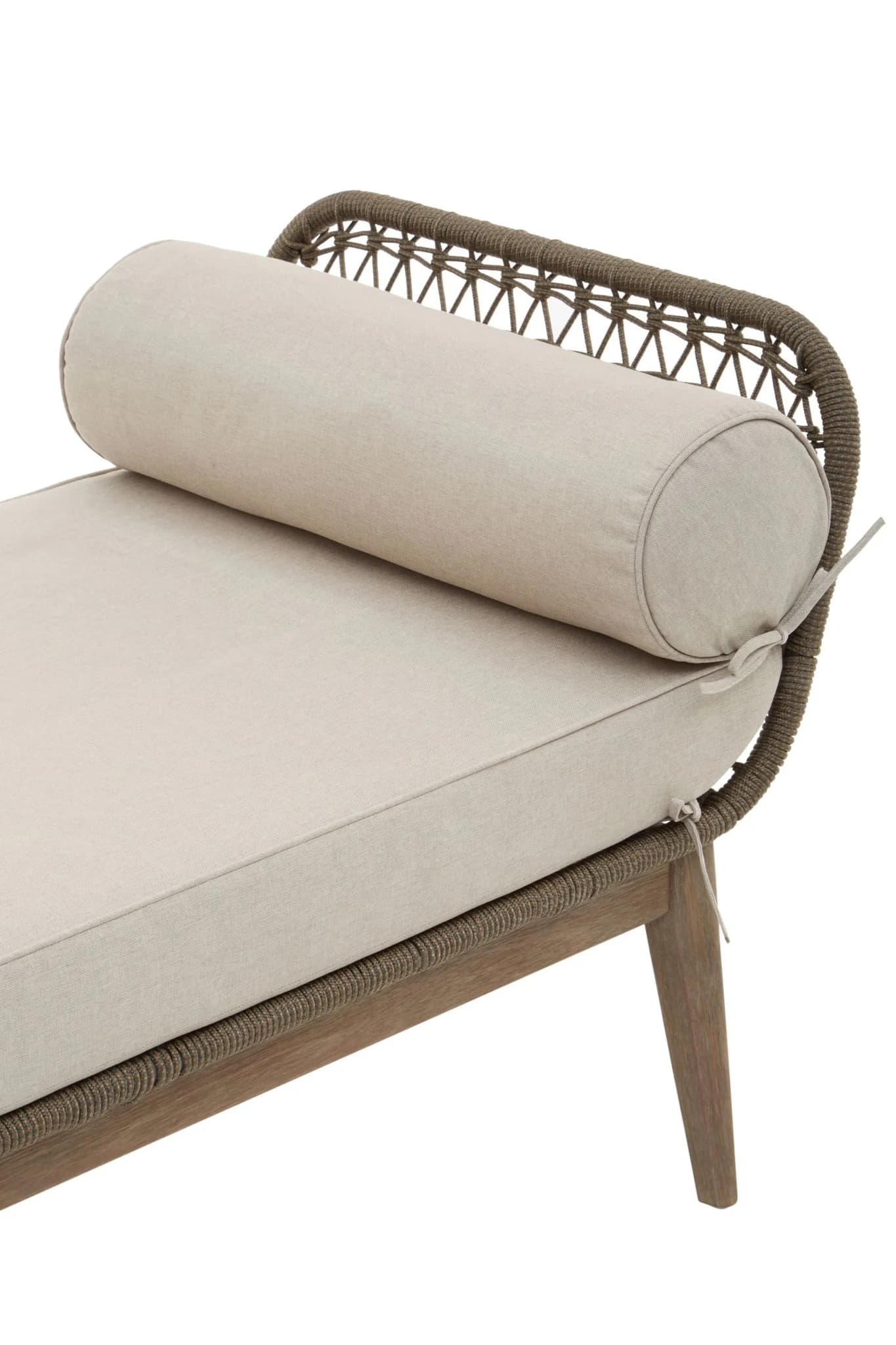 Opus Rope Woven Longue Bench with Cushions - Seating, photo 8 of 8