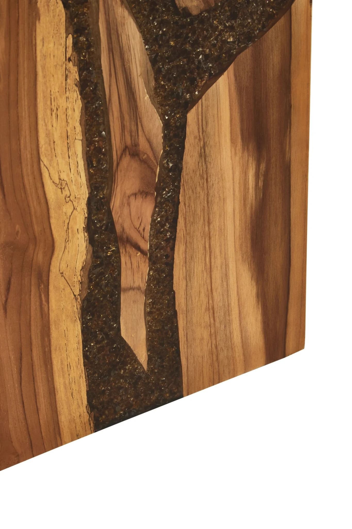 Sakra Resin and Teak Wood Side Table and Stool - Seating, photo 6 of 7