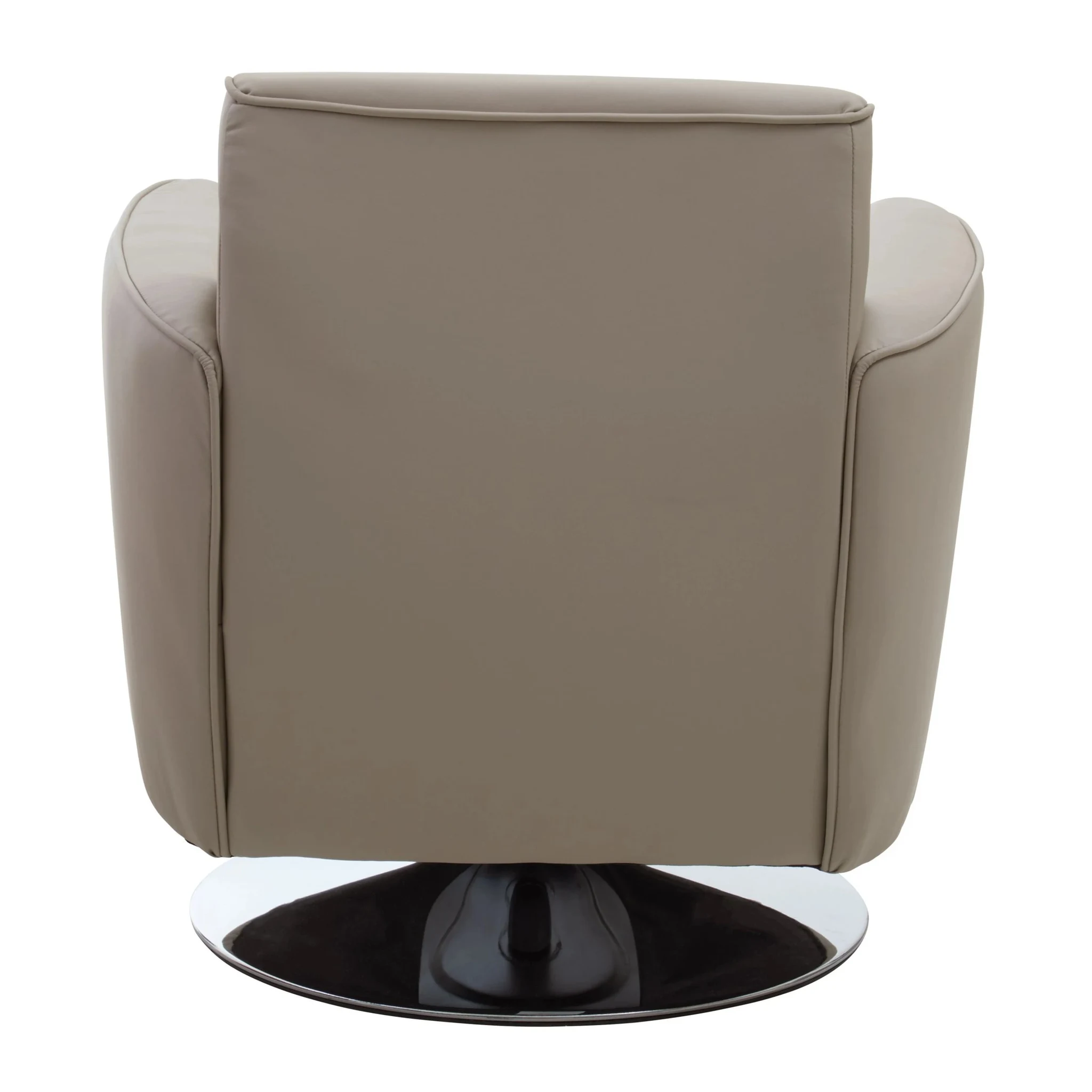 Wester Mink Leather Effect Swivel Chair - Seating, photo 2 of 8