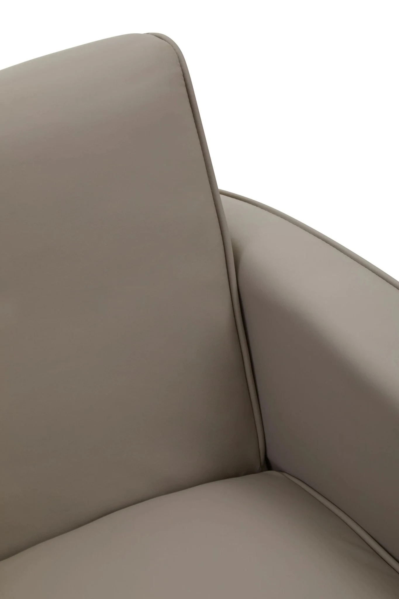Wester Mink Leather Effect Swivel Chair - Seating, photo 6 of 8