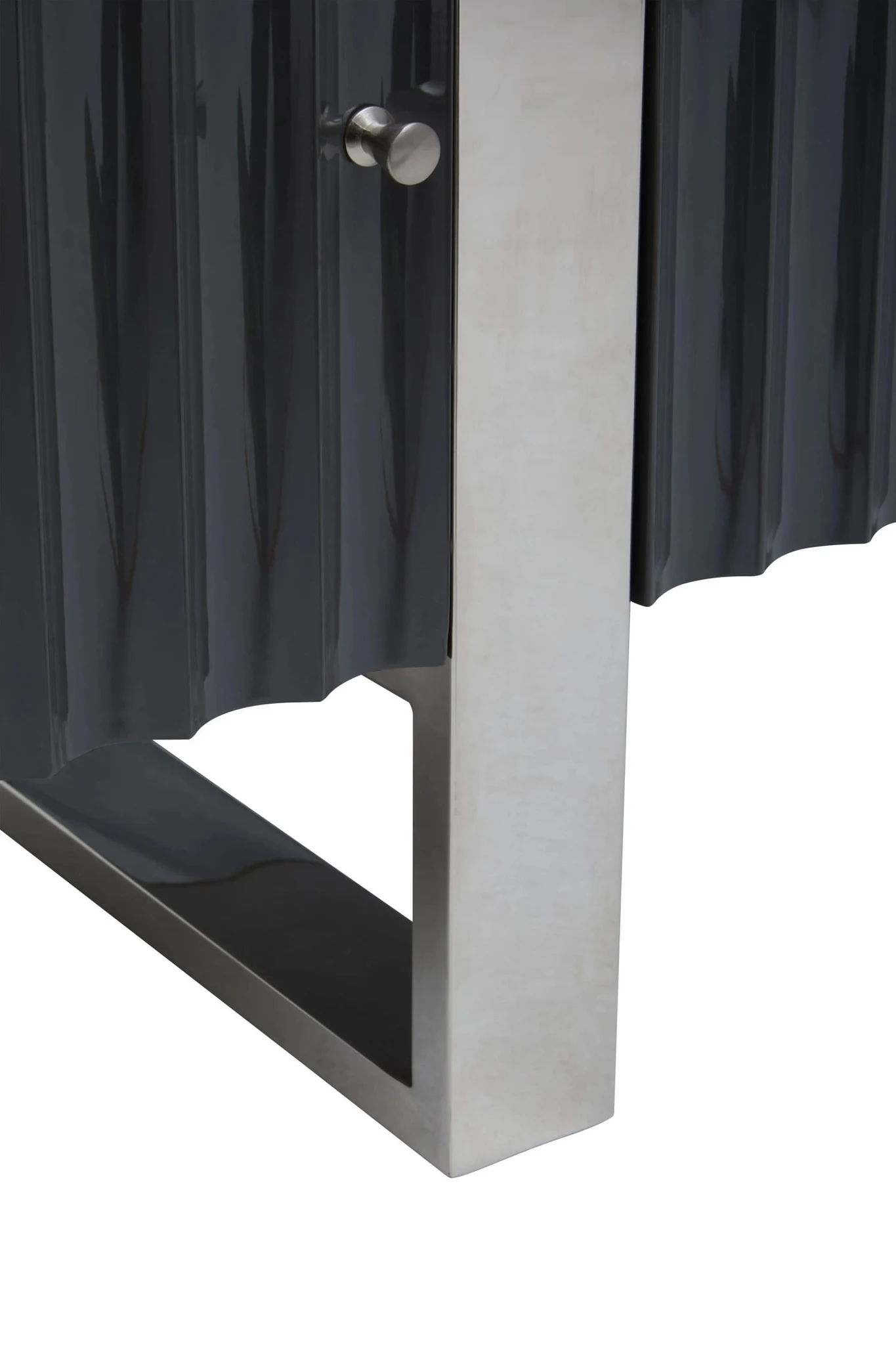 Genoa Grey Gloss Finish Media Unit - Bookcases & shelving, photo 8 of 8