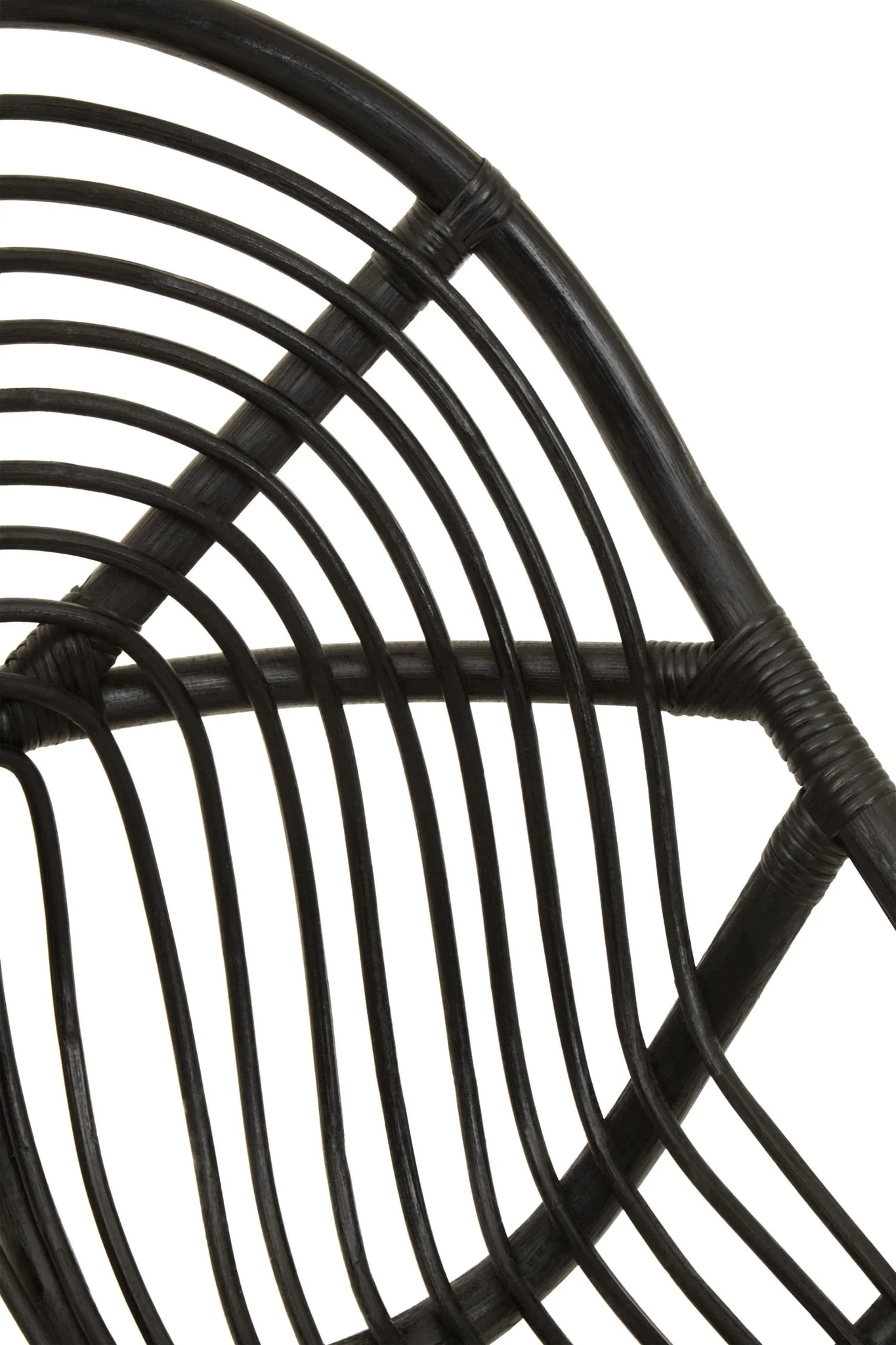 Manado Black Natural Rattan And Teak Chair - Seating, photo 8 of 8