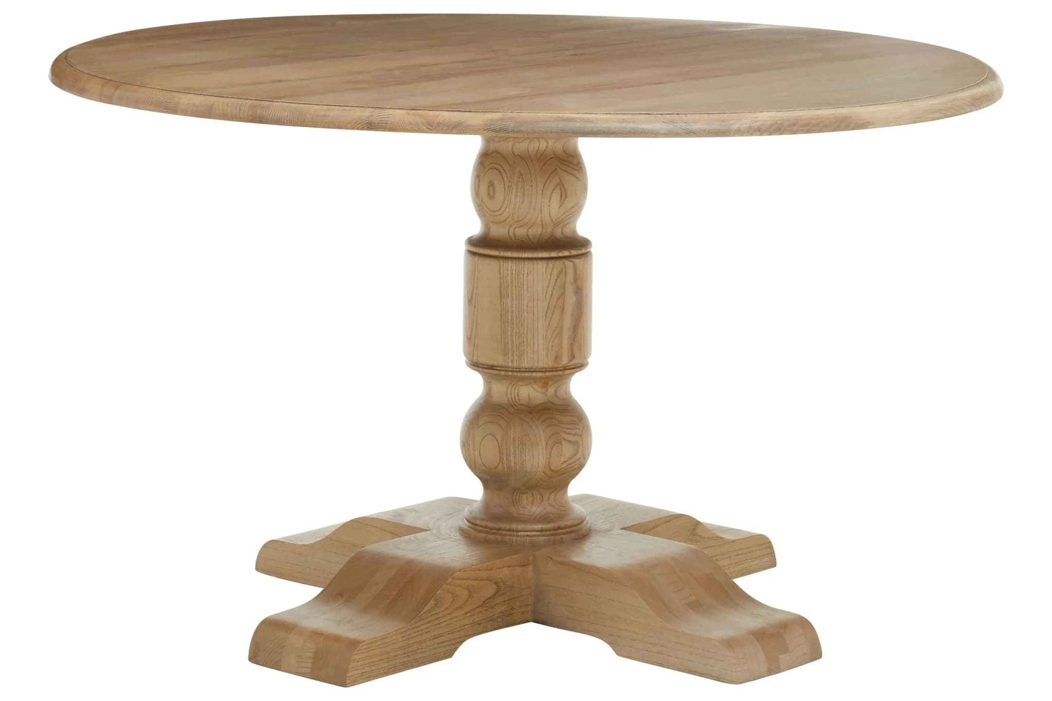 Parkside Oak Wood Round Dining Table - Tables, photo 2 of 6