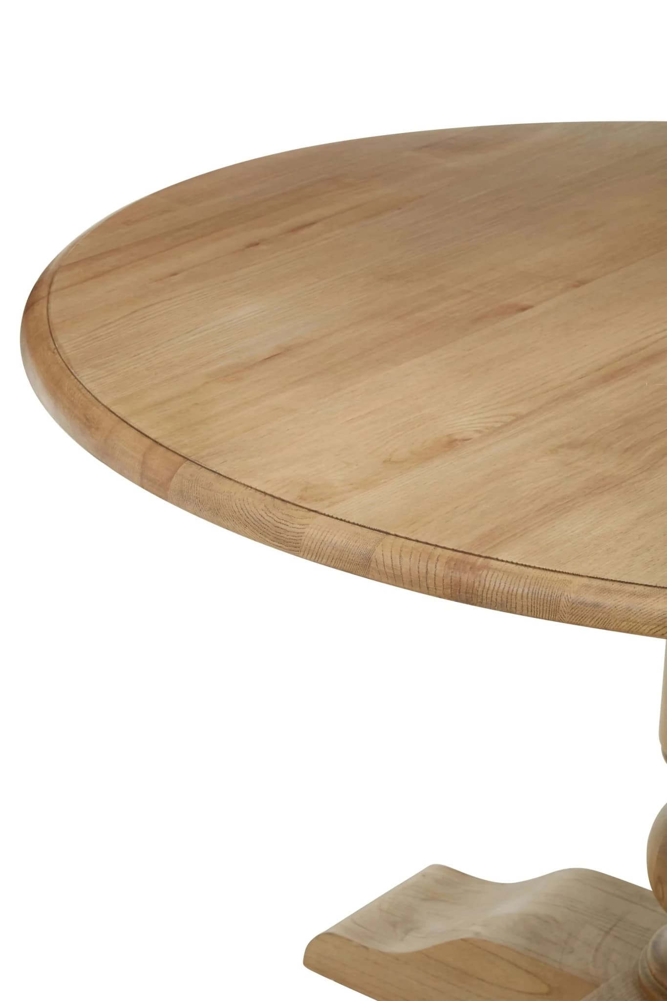 Parkside Oak Wood Round Dining Table - Tables, photo 6 of 6