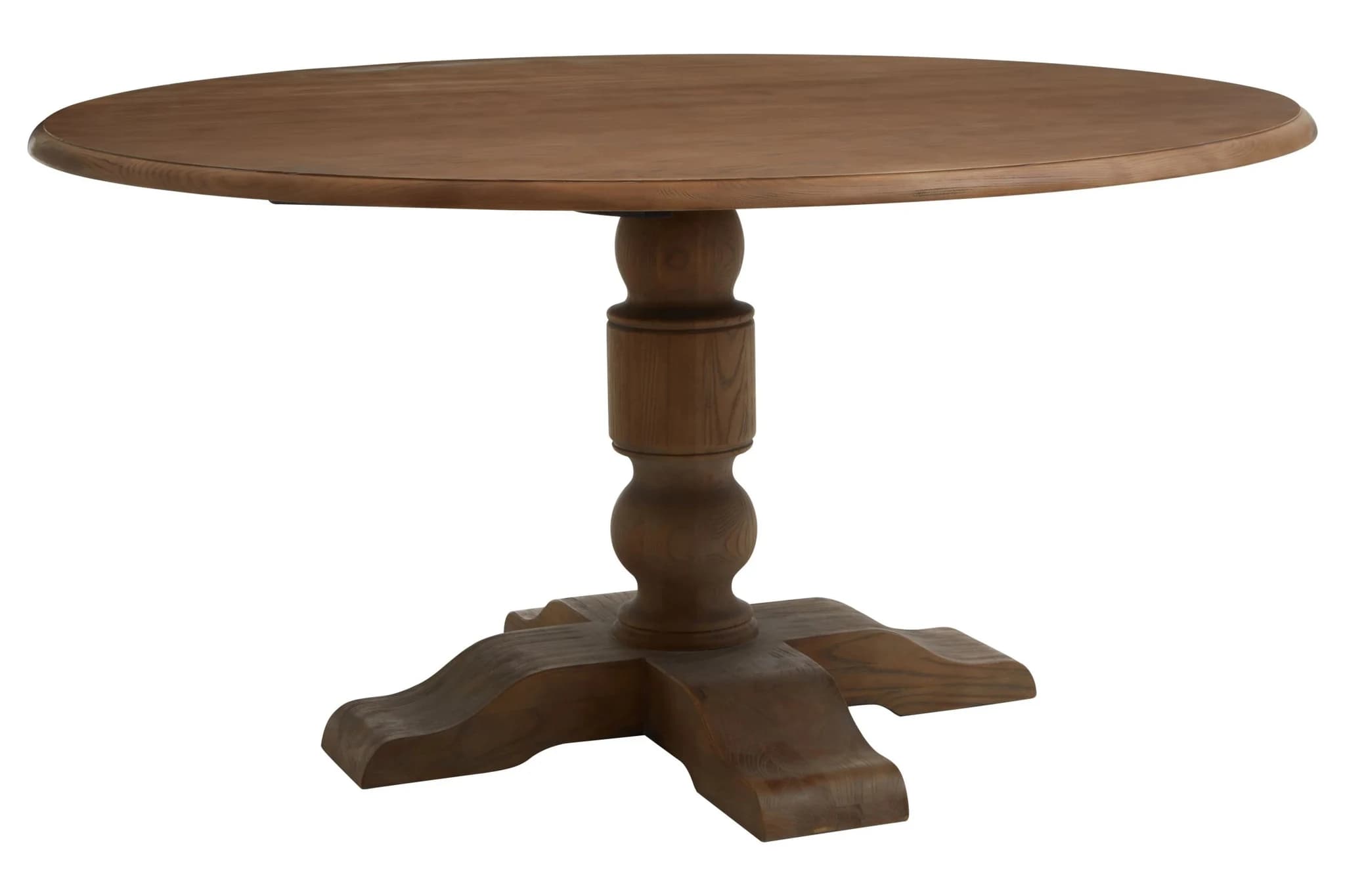 Parkside Dark Oak Wood Round Dining Table - Tables, photo 2 of 6