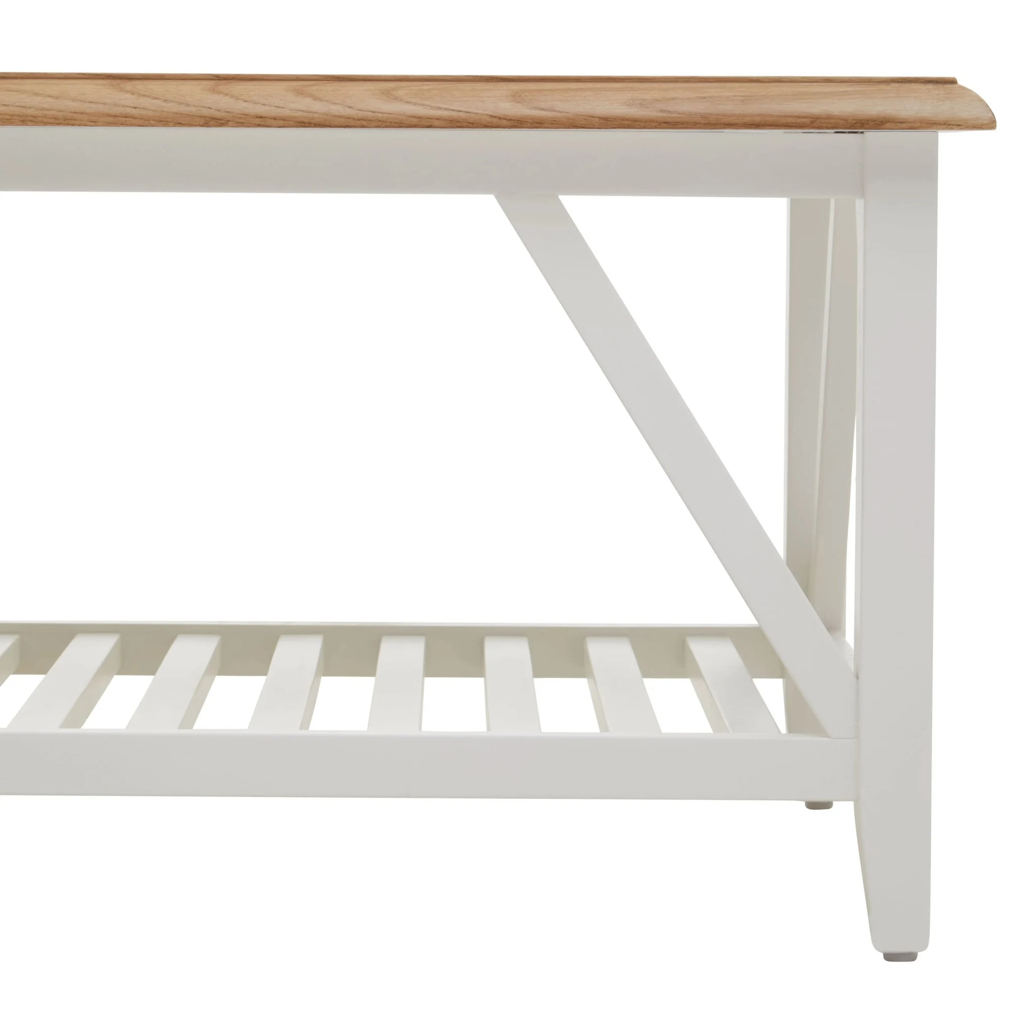 Parkside Natural Oak Wood Top Coffee Table - Tables, photo 7 of 7