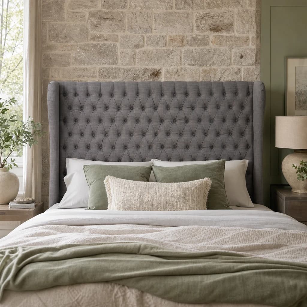 Parkside Grey Super Kingsize Headboard - Furniture, photo 1 of 8