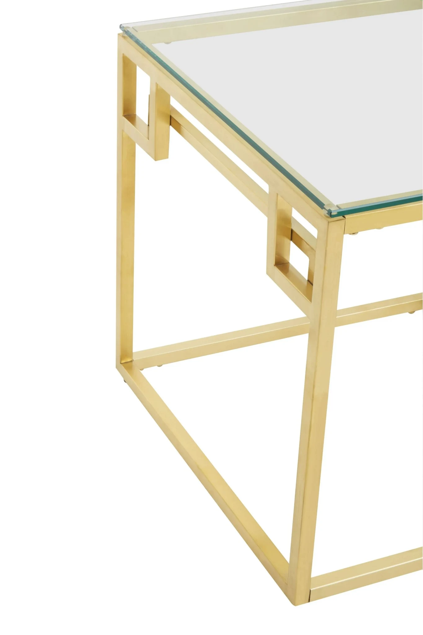 Allure Gold Brushed Side Table - Tables, photo 6 of 6
