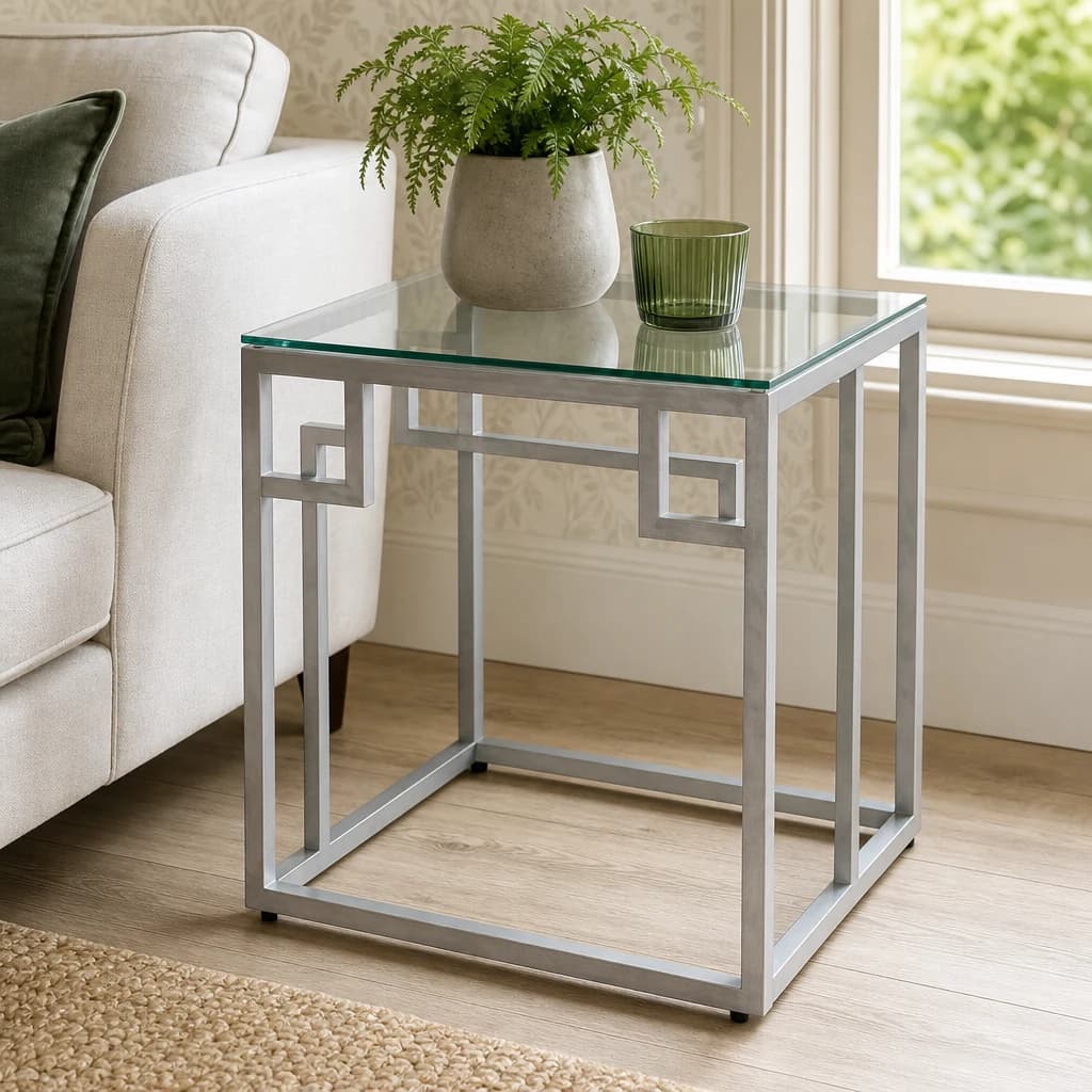 Allure Silver Side Table - Tables, photo 1 of 6