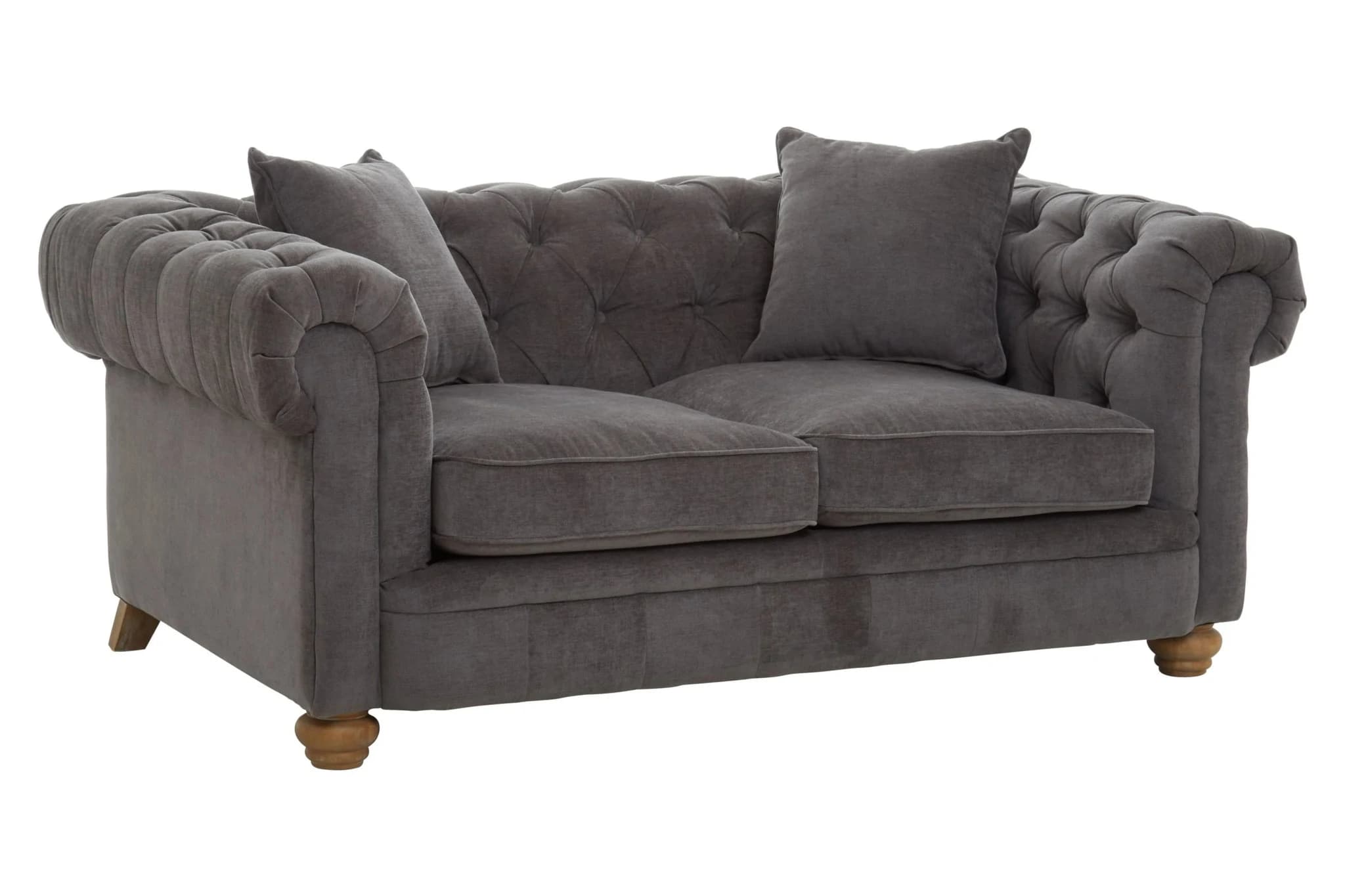 Spencer Grey Fabric 2 Seater Sofa - Seating, photo 4 of 7