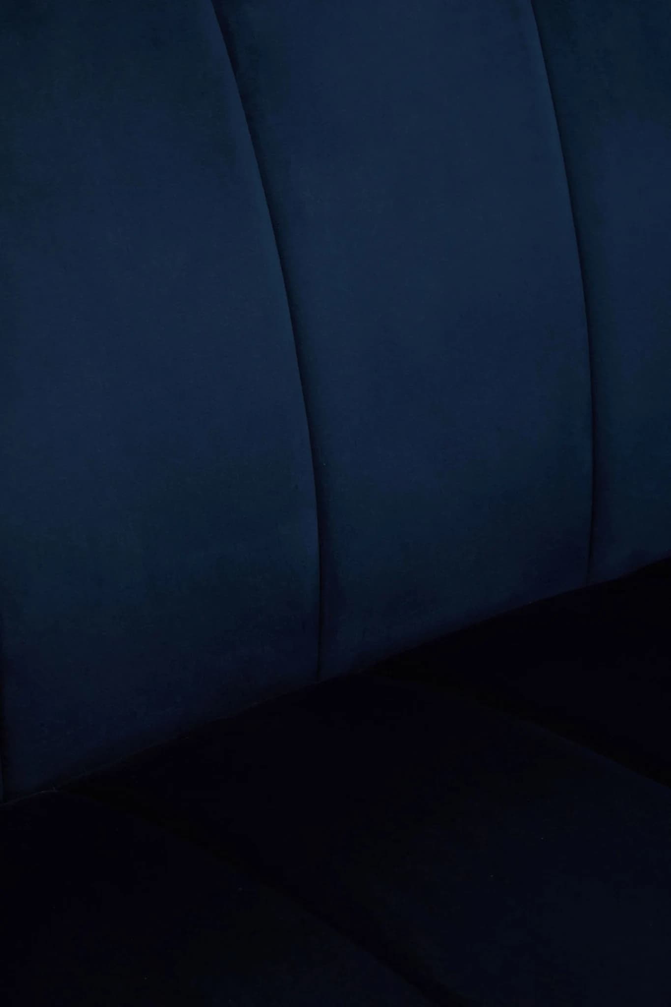 Siena Two Seat Midnight Blue Velvet Sofa - Seating, photo 5 of 8