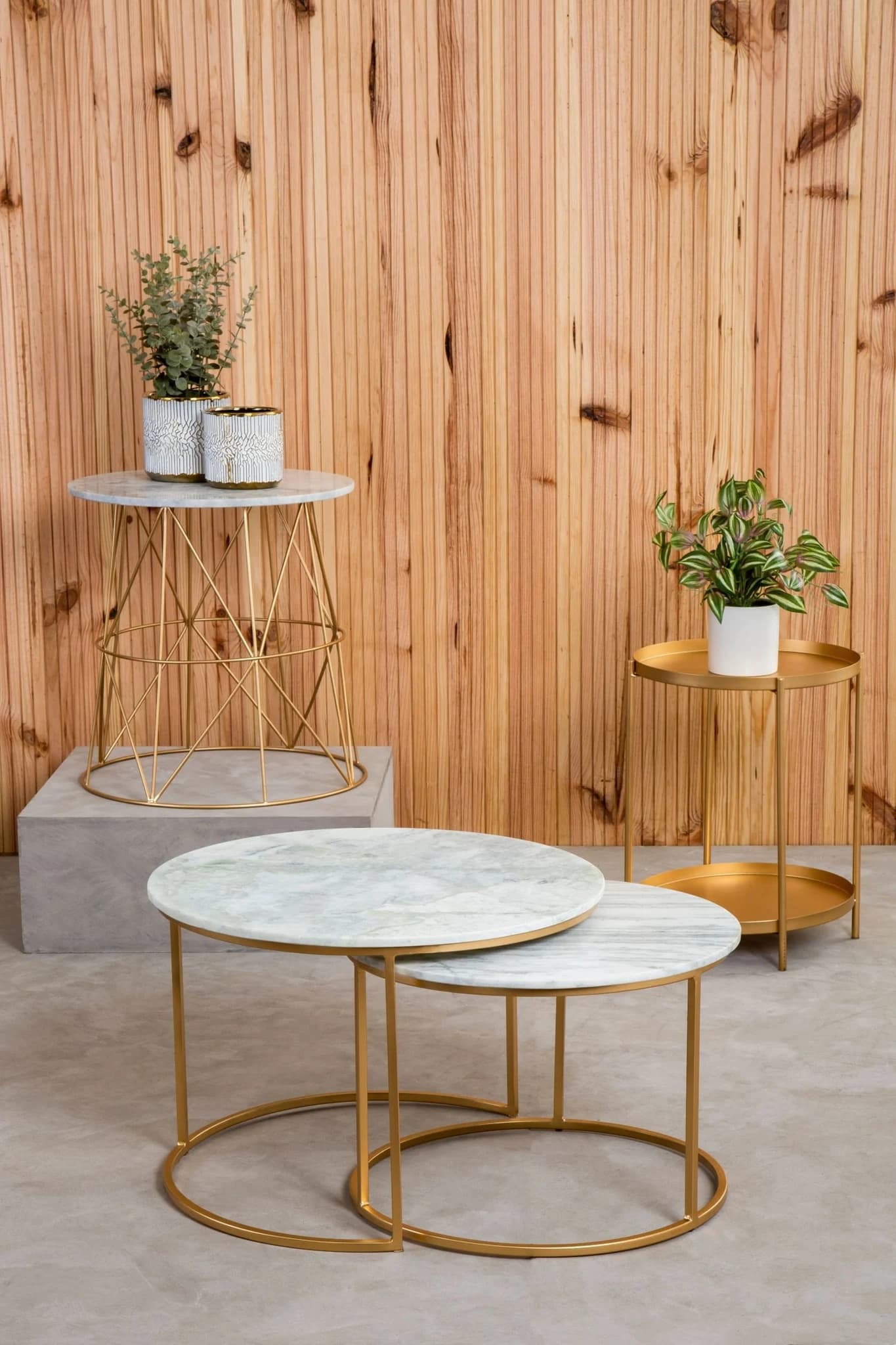 Mandoli Gold Side Table - Tables, photo 3 of 8