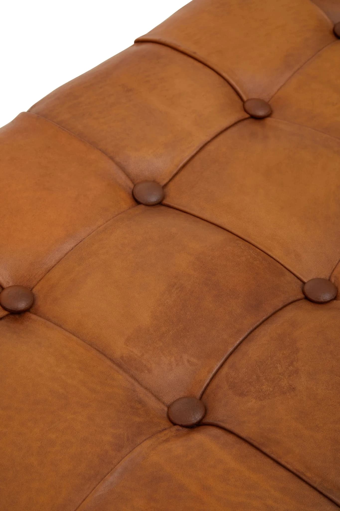 Inca Brown Leather Bench with Cedarwood Base - Seating, photo 7 of 8