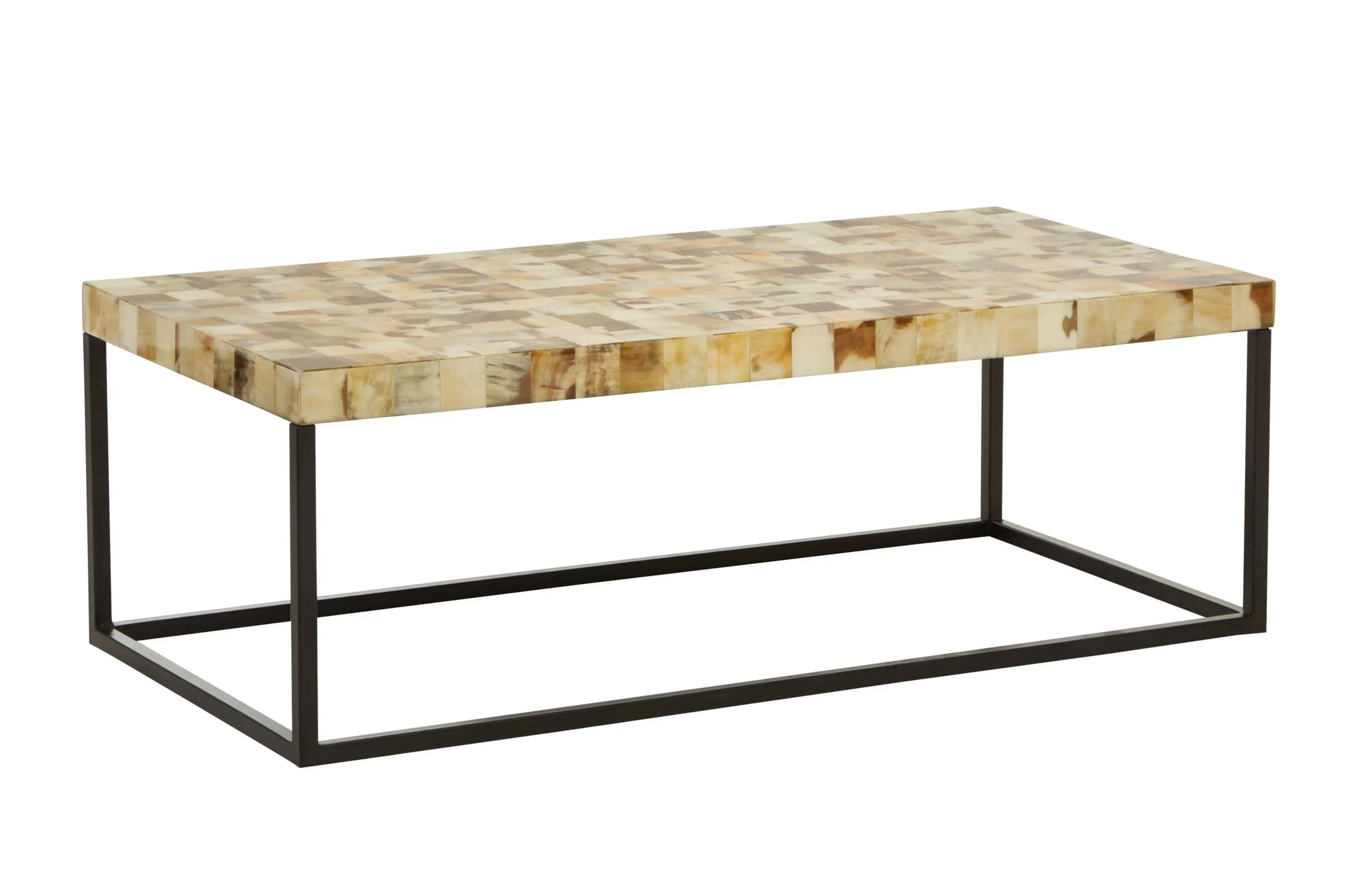 Obra Cream Mother of Pearl Rectangle Coffee Table - Tables, photo 3 of 6